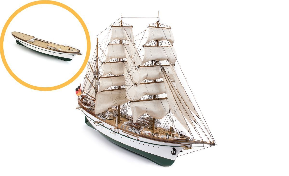 OcCre Modellbausatz Gorch Fock 1:95 Baustufe 3, (Schiff, 1-tlg., #NV), Made in Europe
