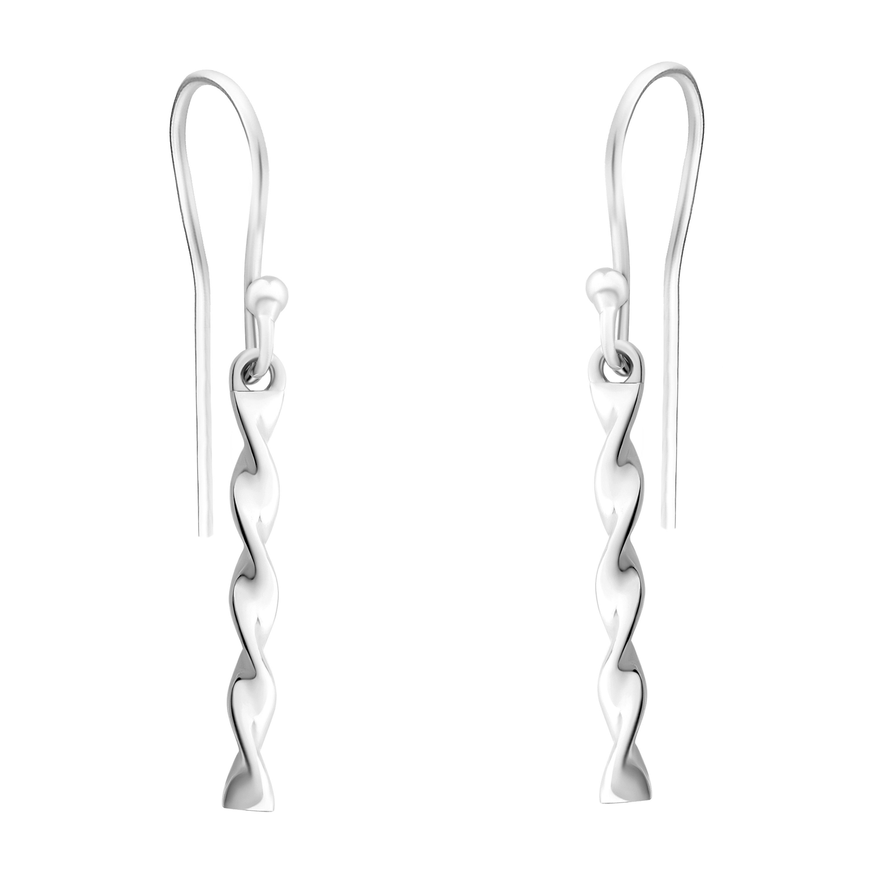 Sofia Milani Paar Ohrhänger Gedreht, 925 Silber Damen Schmuck - E1542 günstig online kaufen