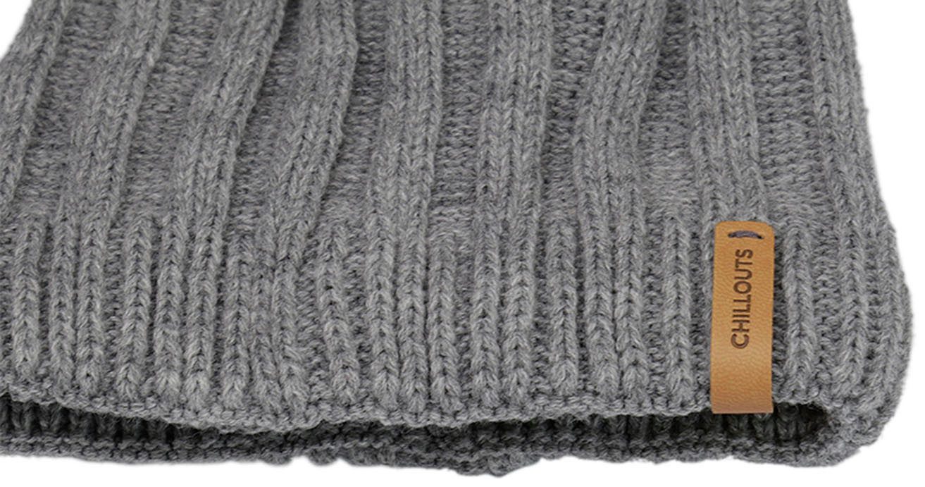 chillouts Bommelmütze Lorena Hat mit abnehmbarem Fellimitat-PomPom günstig online kaufen