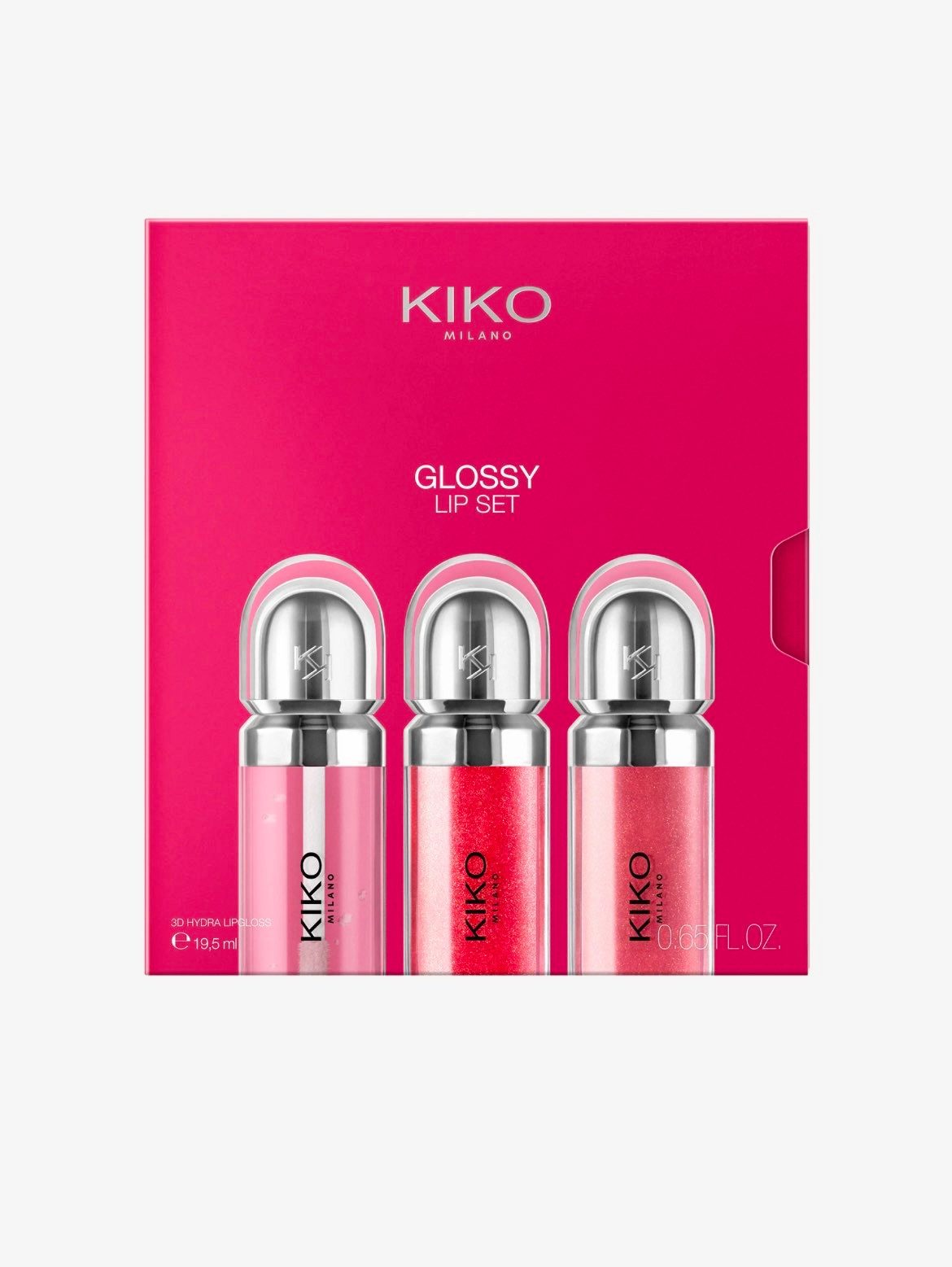 KIKO Milano Lippenpflege-Set Kiko Glossy Lip Set (3x6,5ml), 3-tlg.