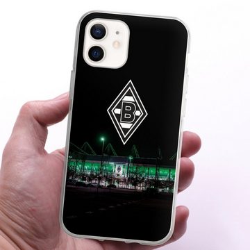 DeinDesign Handyhülle Borussia Mönchengladbach Offizielles Lizenzprodukt Stadion, Apple iPhone 12 Silikon Hülle Bumper Case Handy Schutzhülle