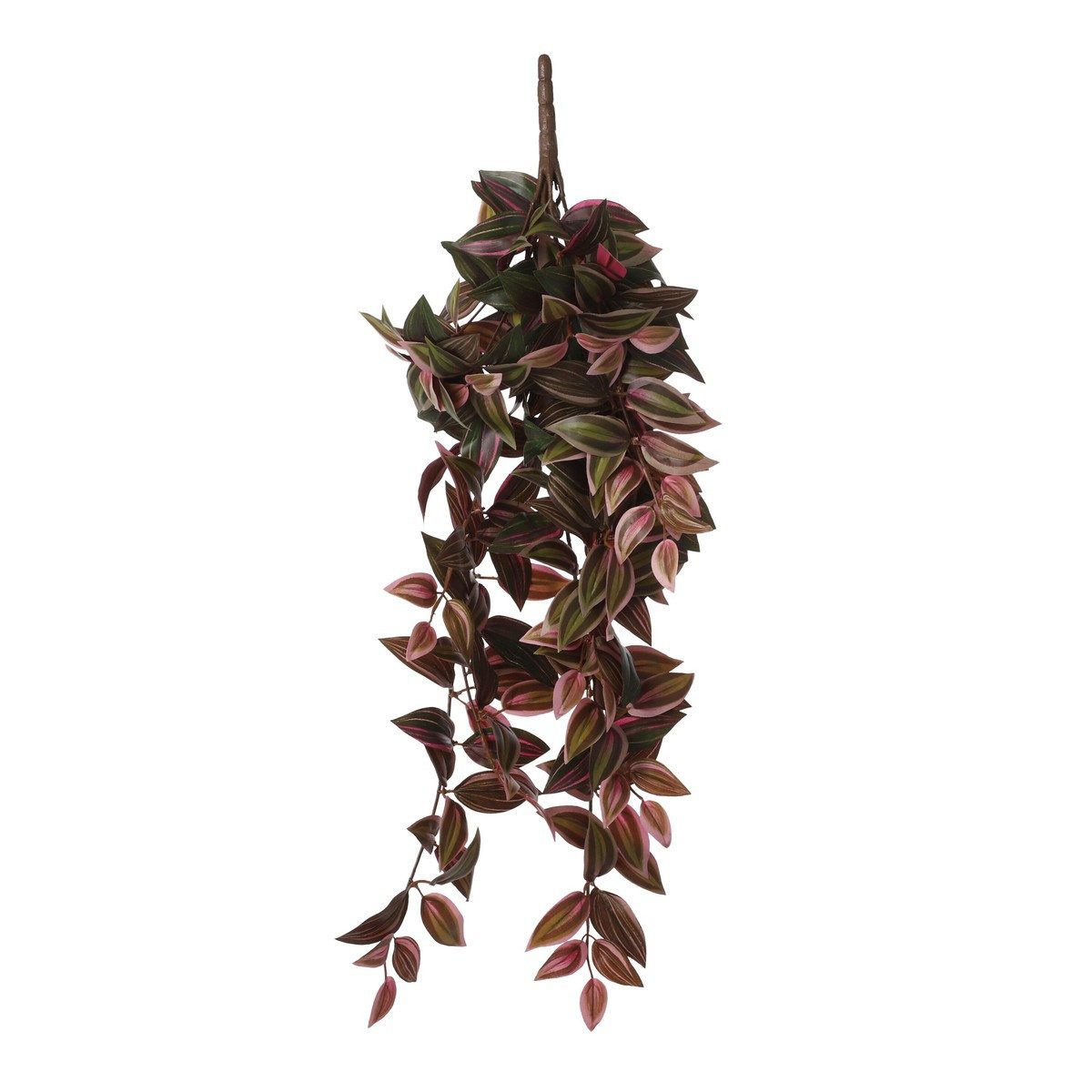 Kunstpflanze Mica Decorations Tradescantia haengend bordeaux - l54xb20xh15cm, Mica Decorations, Höhe 54 cm