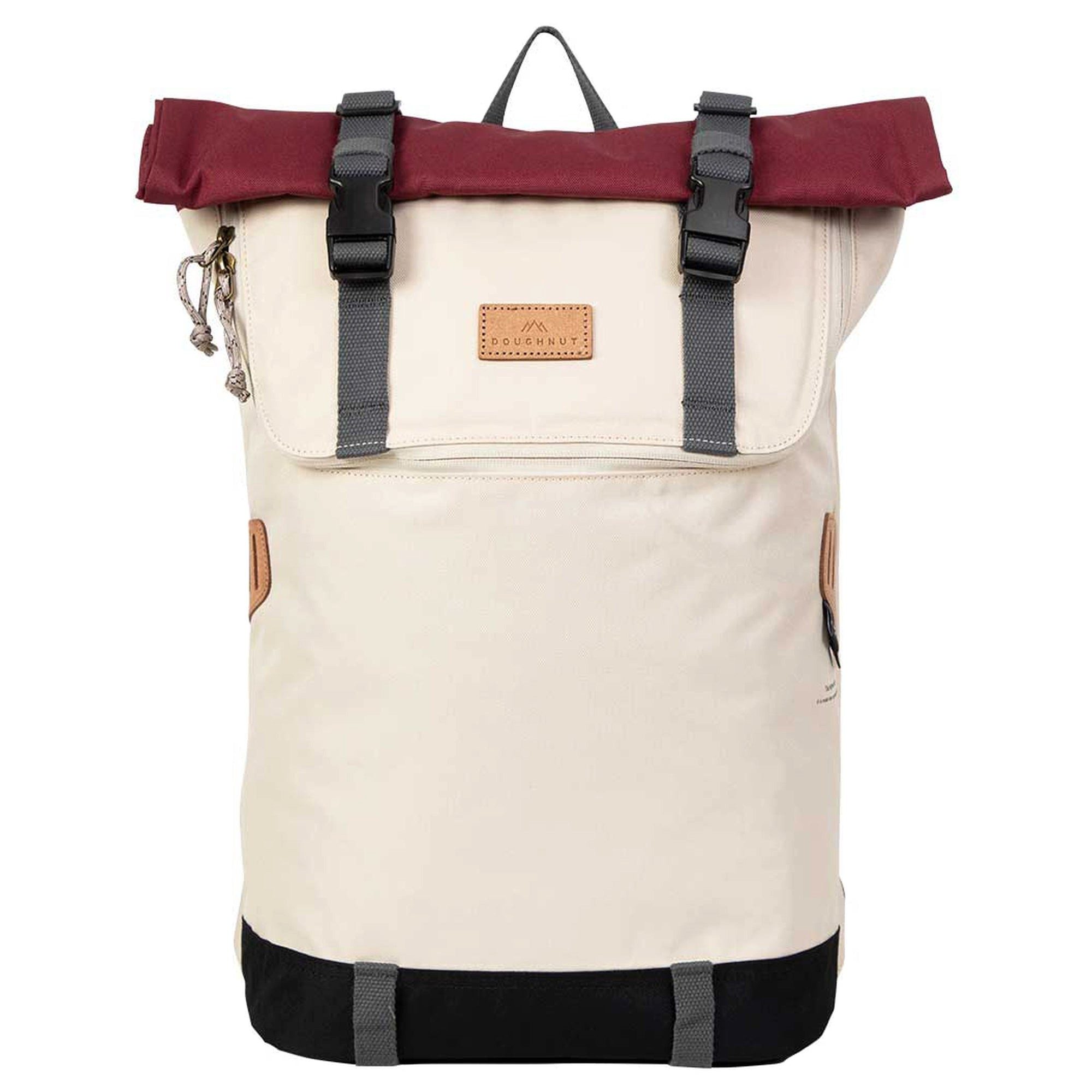 Doughnut Rucksack Christopher Reborn 18 - Rolltop Rucksack 15 "45 cm (stone x wine)