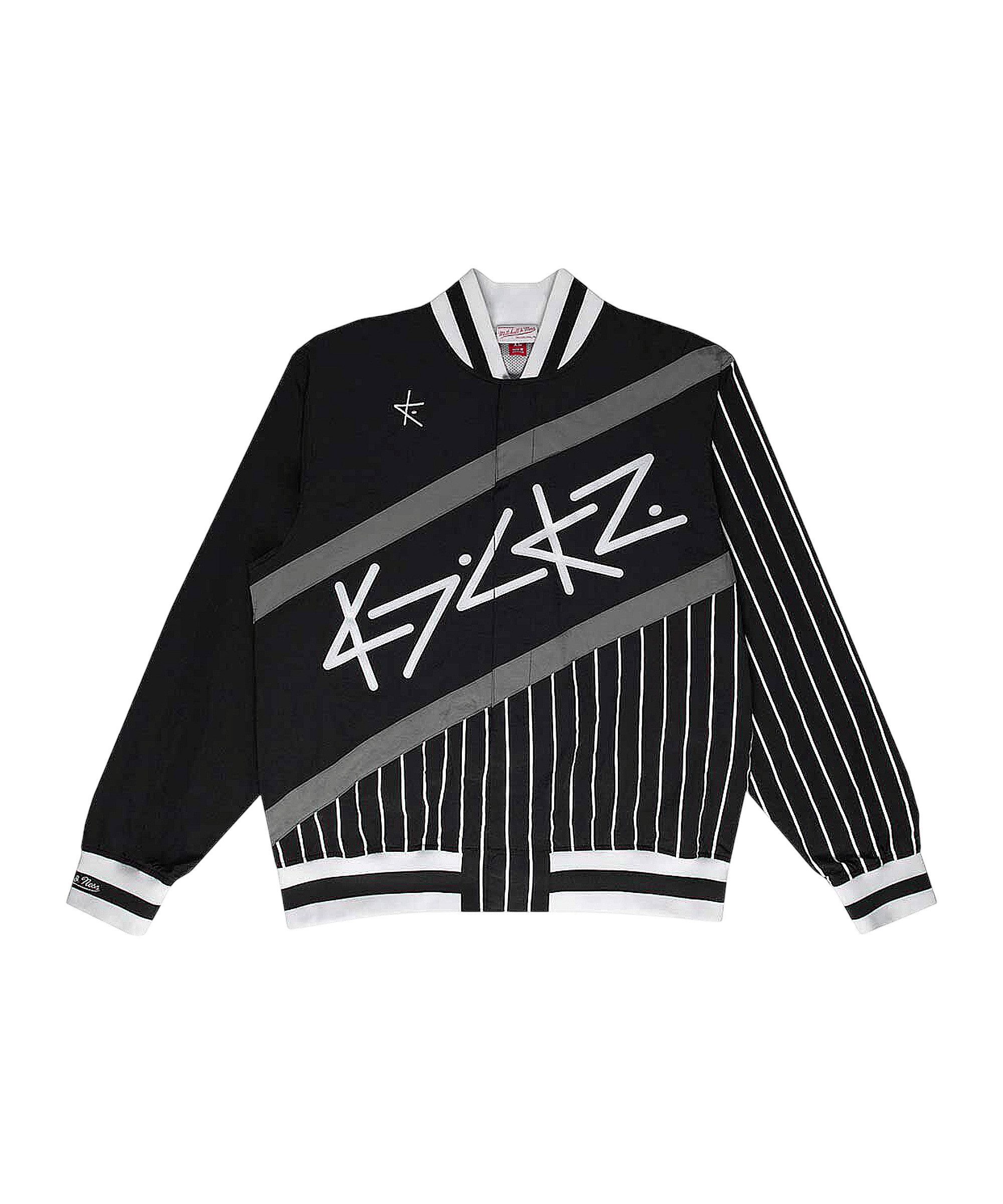 Mitchell & Ness Sweatjacke Mitchell and Ness x Kickz AWU Jacke Sweatjacken Polyester