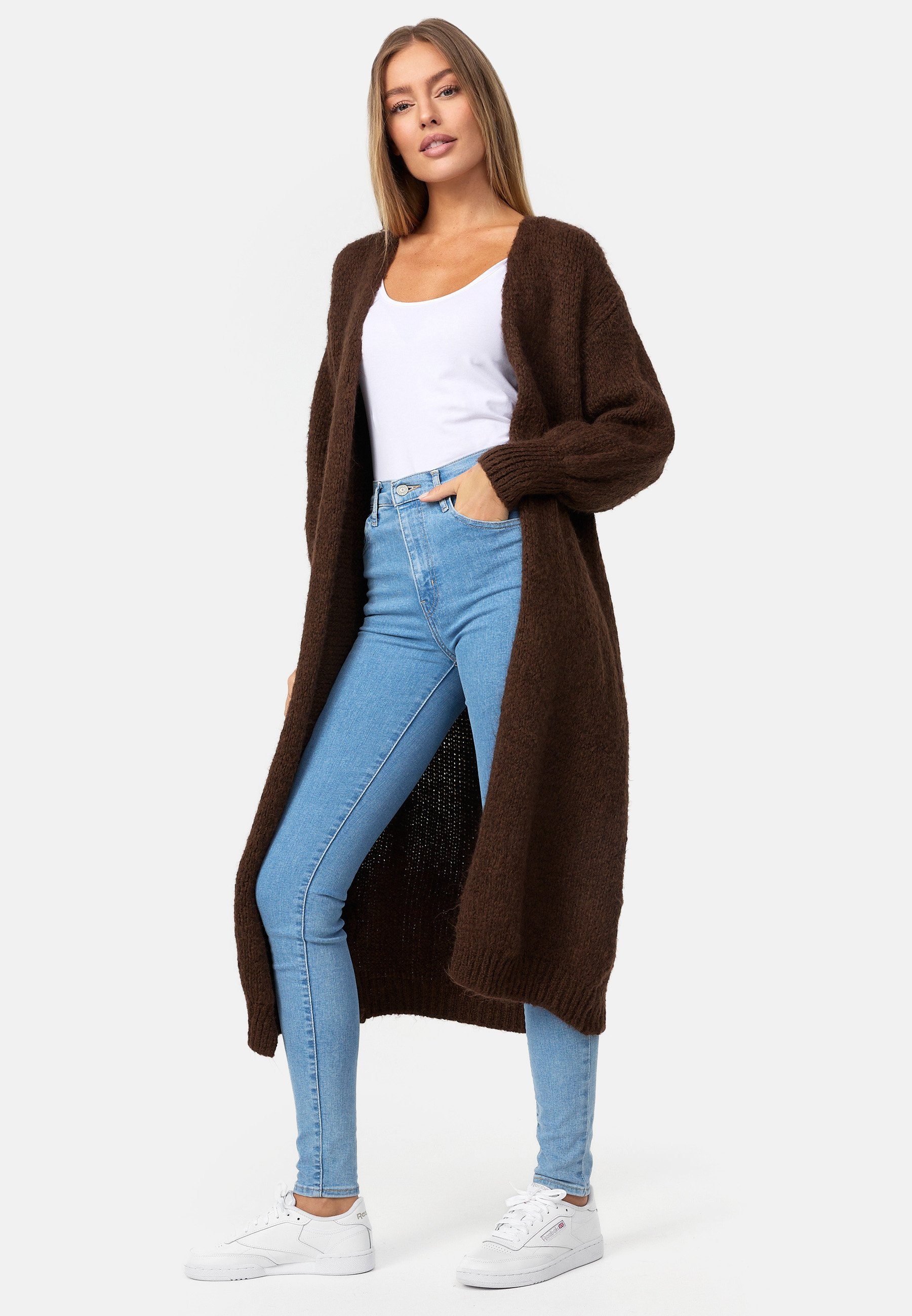 Decay Strickjacke in klassischem Design