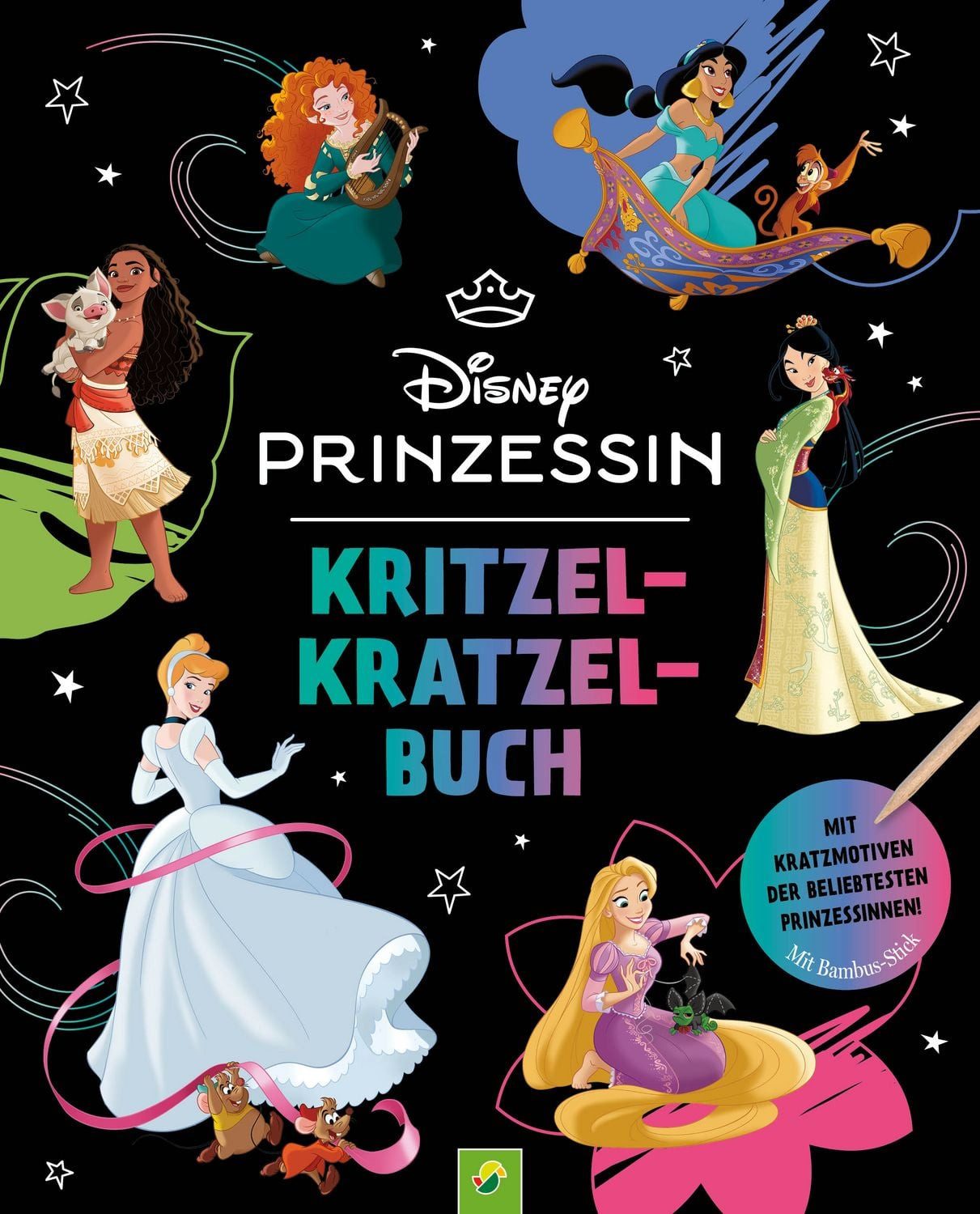 Disney Prinzessin Kritzel-Kratzel-Buch / diverse