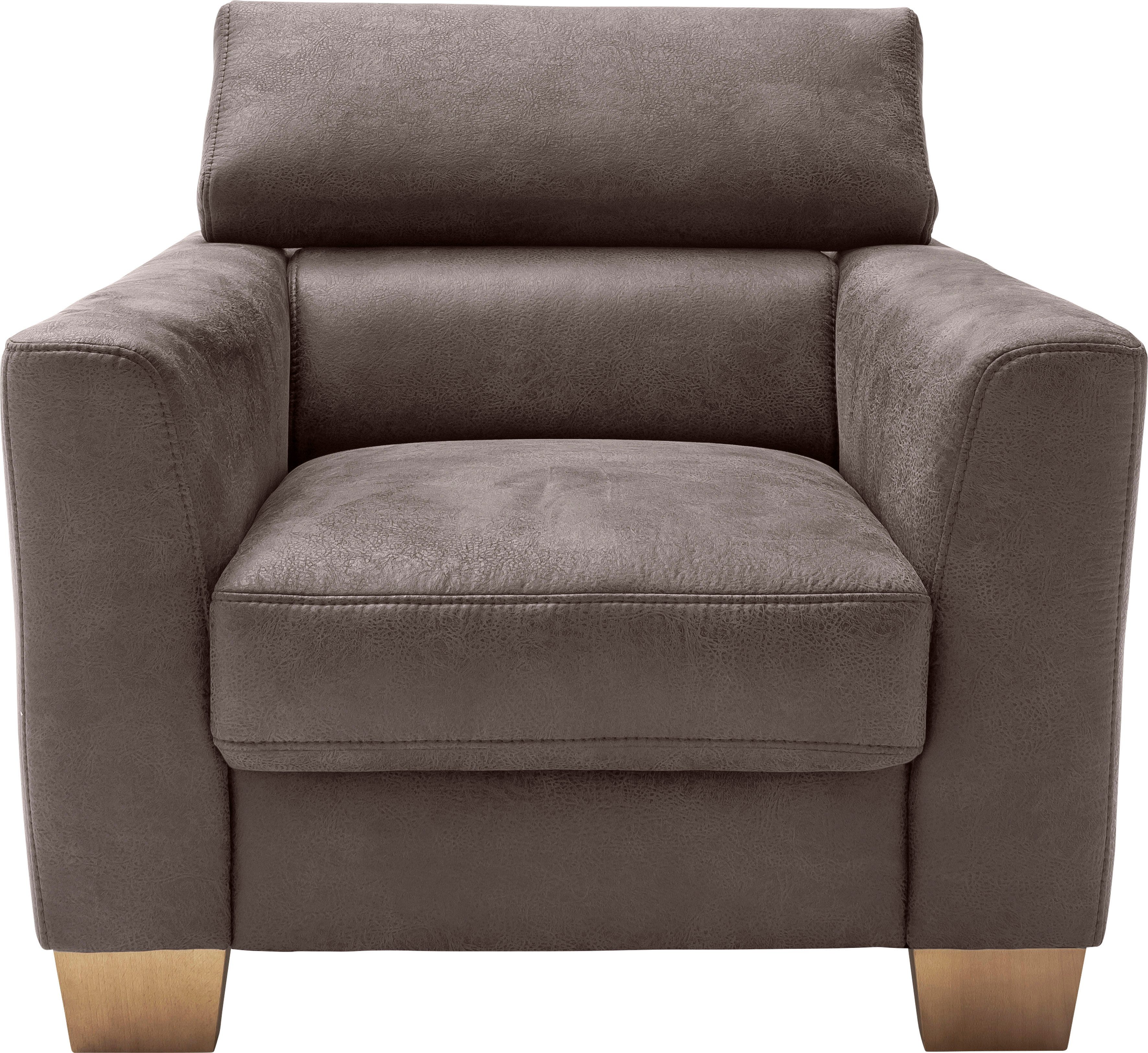 Home affaire Sessel »Steve Premium Luxus«, mit Kopfteilverstellung, belastbar bis 140kg-kaufen