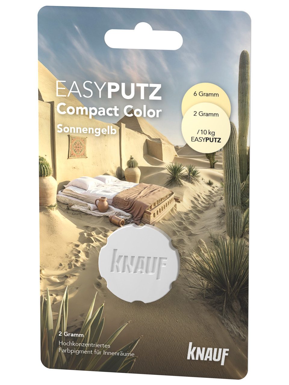 KNAUF Gips-Kalk-Putz Knauf Farbpigment Compact Color sonnengelb 2 g
