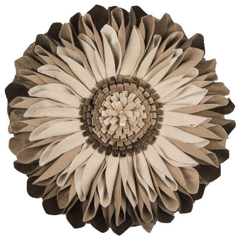 (35cm), PAD Blüte Kissenhülle Beige Sunflower Kissenhülle
