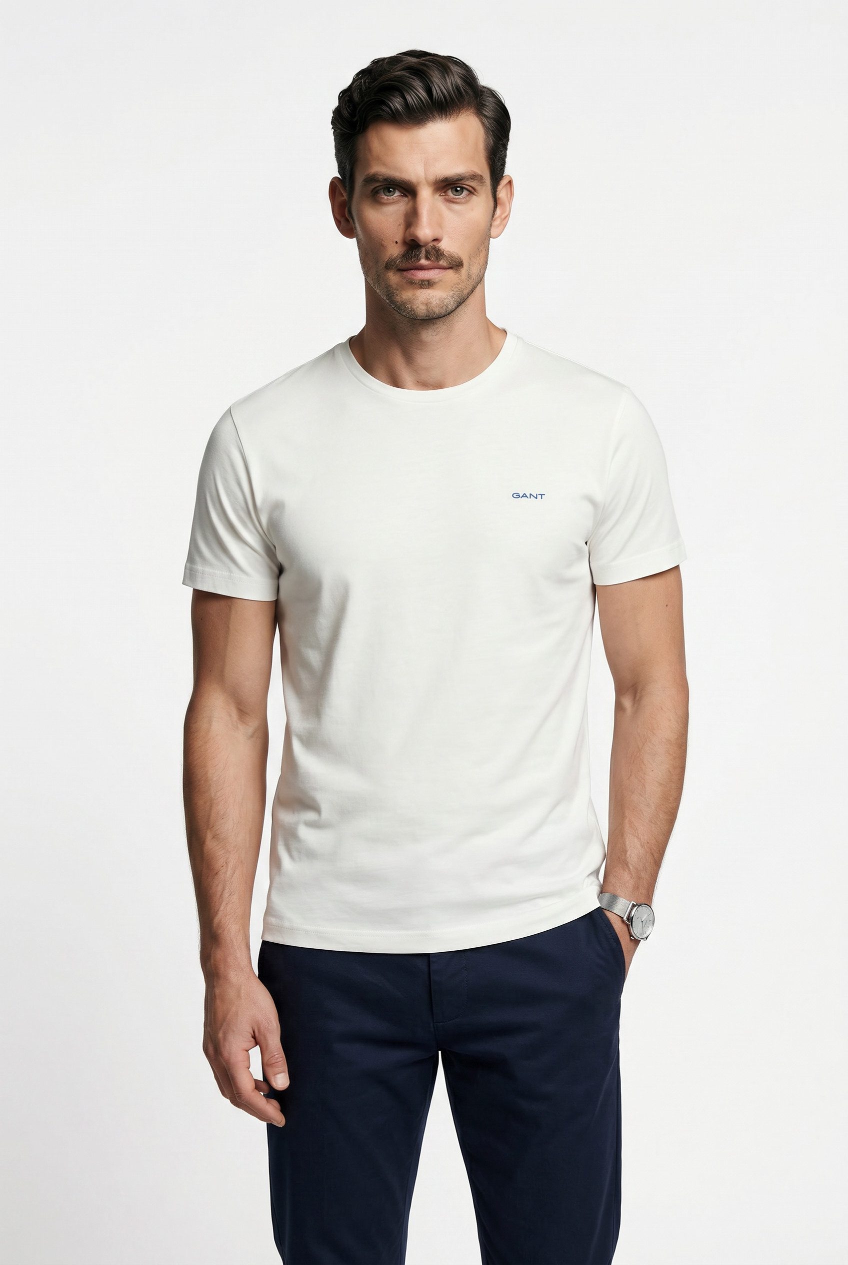 Gant T-Shirt CONTRAST LOGO Regular fit mit Rundhalsausschnitt