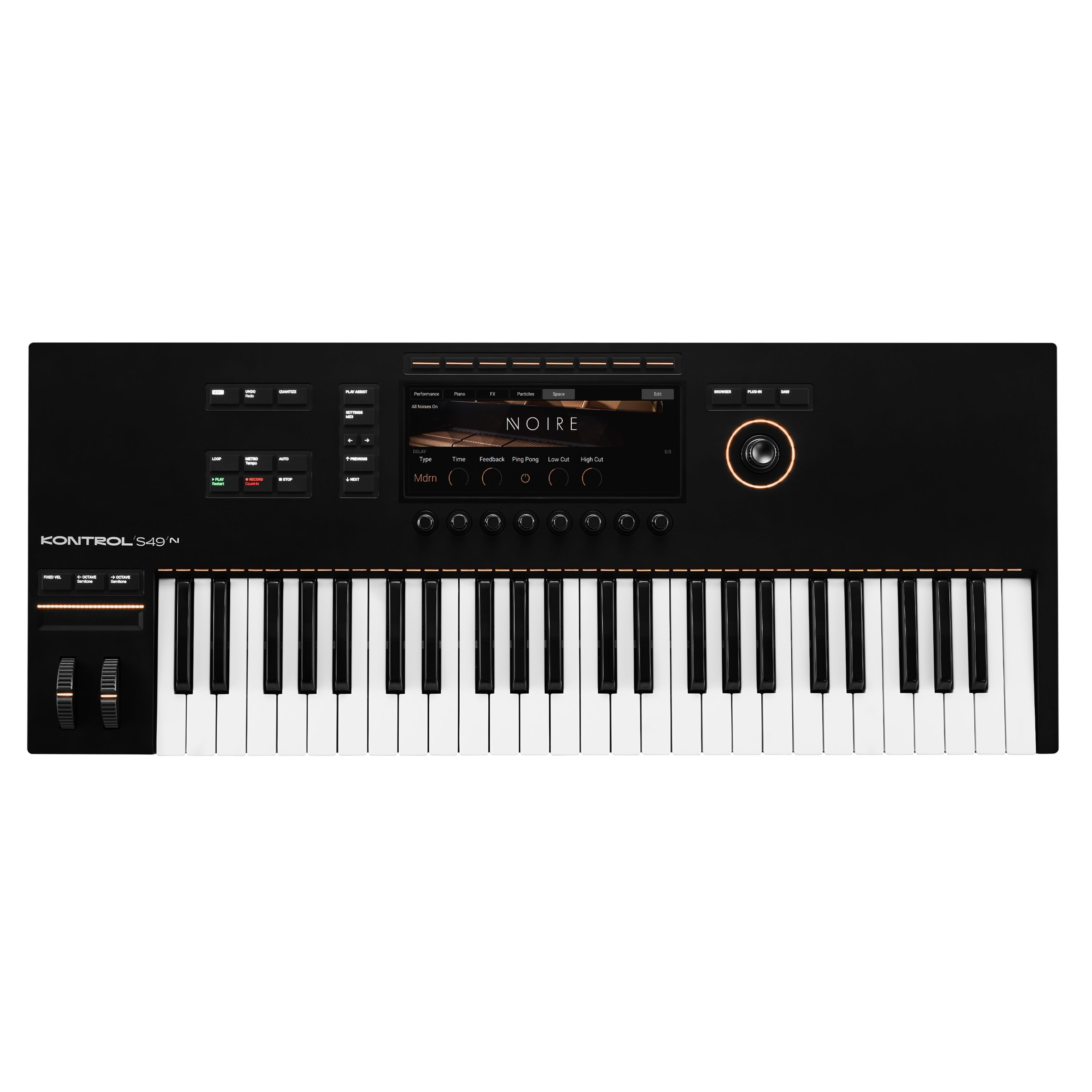 Native Instruments Masterkeyboard (Masterkeyboards, MIDI-Keyboard 49), K-S49 MK3 & Kompl. 15 Ult.-Set - Midi Keyboard-Set