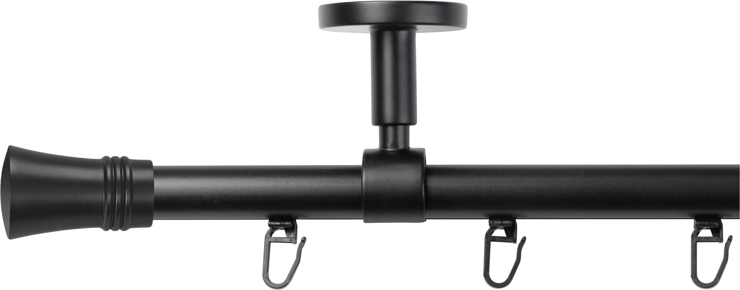 SN DECO GROUP Gardinenstange Gardinenstange Innenlauf Lyon Ø 19 mm, 1-läufig, Fixmaß, Ø 19 mm, Fixmaß, kürzbar