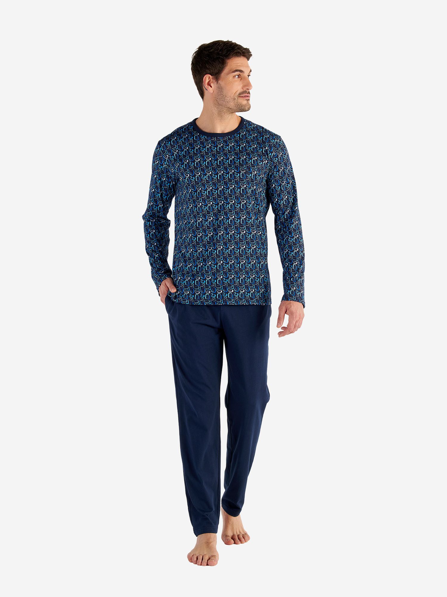 Hom Pyjama Elvis (2 tlg) Schlafanzug, Pyjama Set, Nachtwäsche
