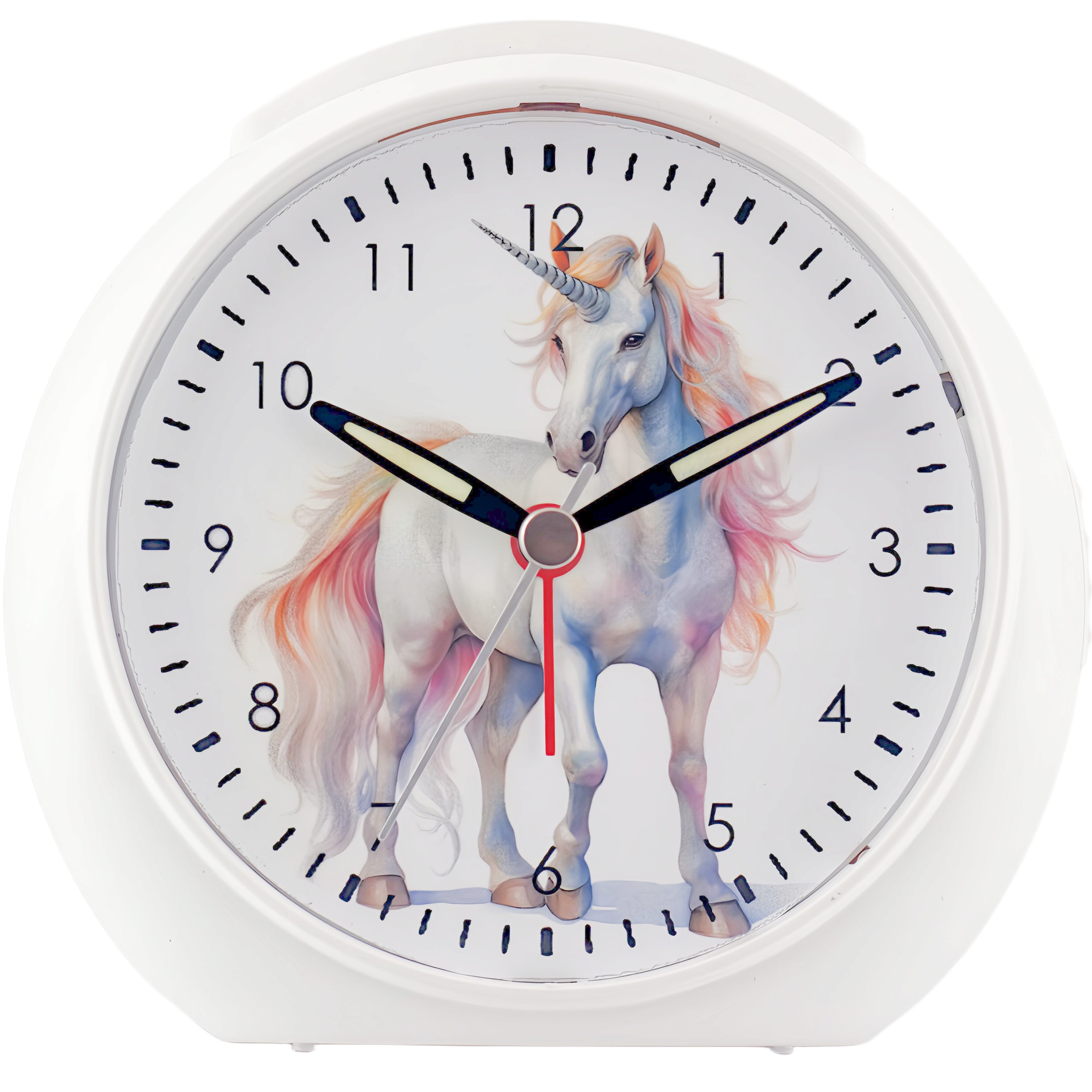 EUROTIME Quarzwecker 20011-00-EUROTIME Kinder-Quarzwecker mit schleichender Sekunde