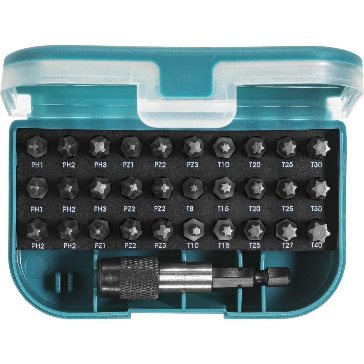 Akku-Multifunktionswerkzeug Makita P-73374 Bit-Set 31tlg