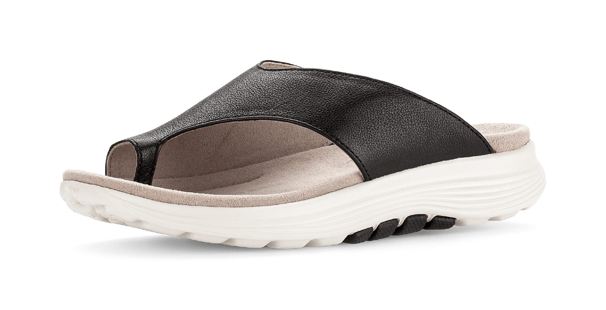 rollingsoft Dianette Zehentrenner, Sommerschuh mit weichem Zehensteg, G-Weite