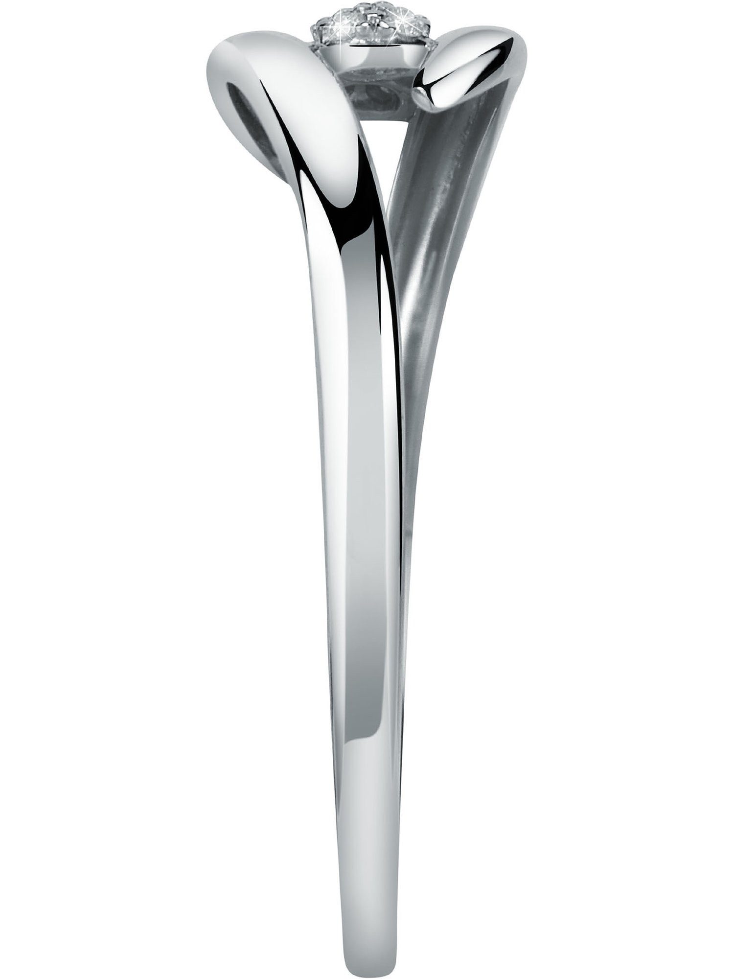 CHRIST Diamantring CHRIST Damen-Damenring 375er Weißgold 12 Diamant günstig online kaufen