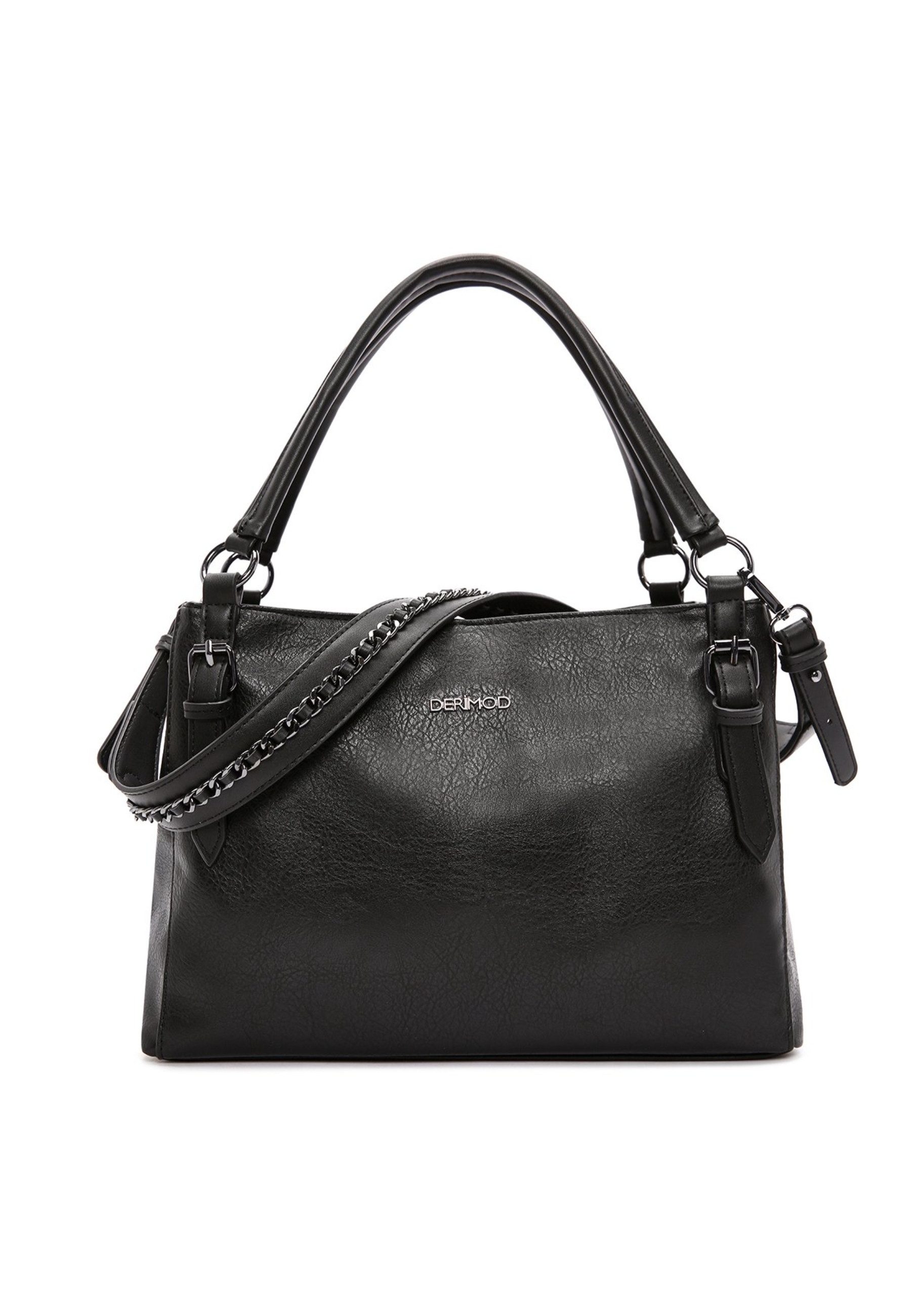 Derimod Umhängetasche Schultertasche aus Kunstleder