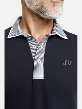 Jan Vanderstorm Poloshirt DANHY Kragen mit Streifendesign