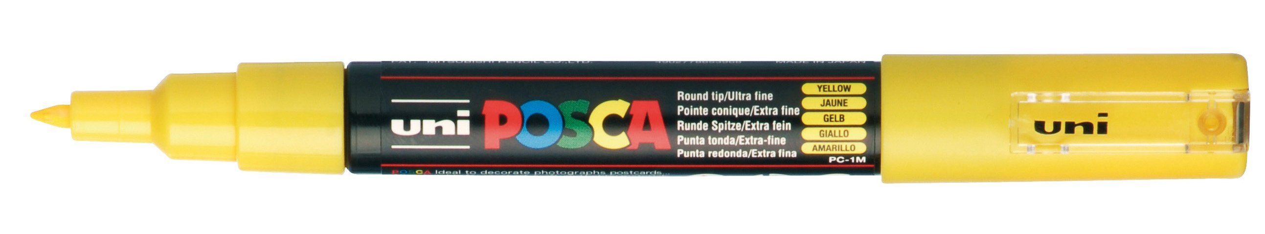 POSCA Marker Marker PC-1MC, Lichtecht, Wasserbasis, Geruchsneutral, Wasserverdünnbar