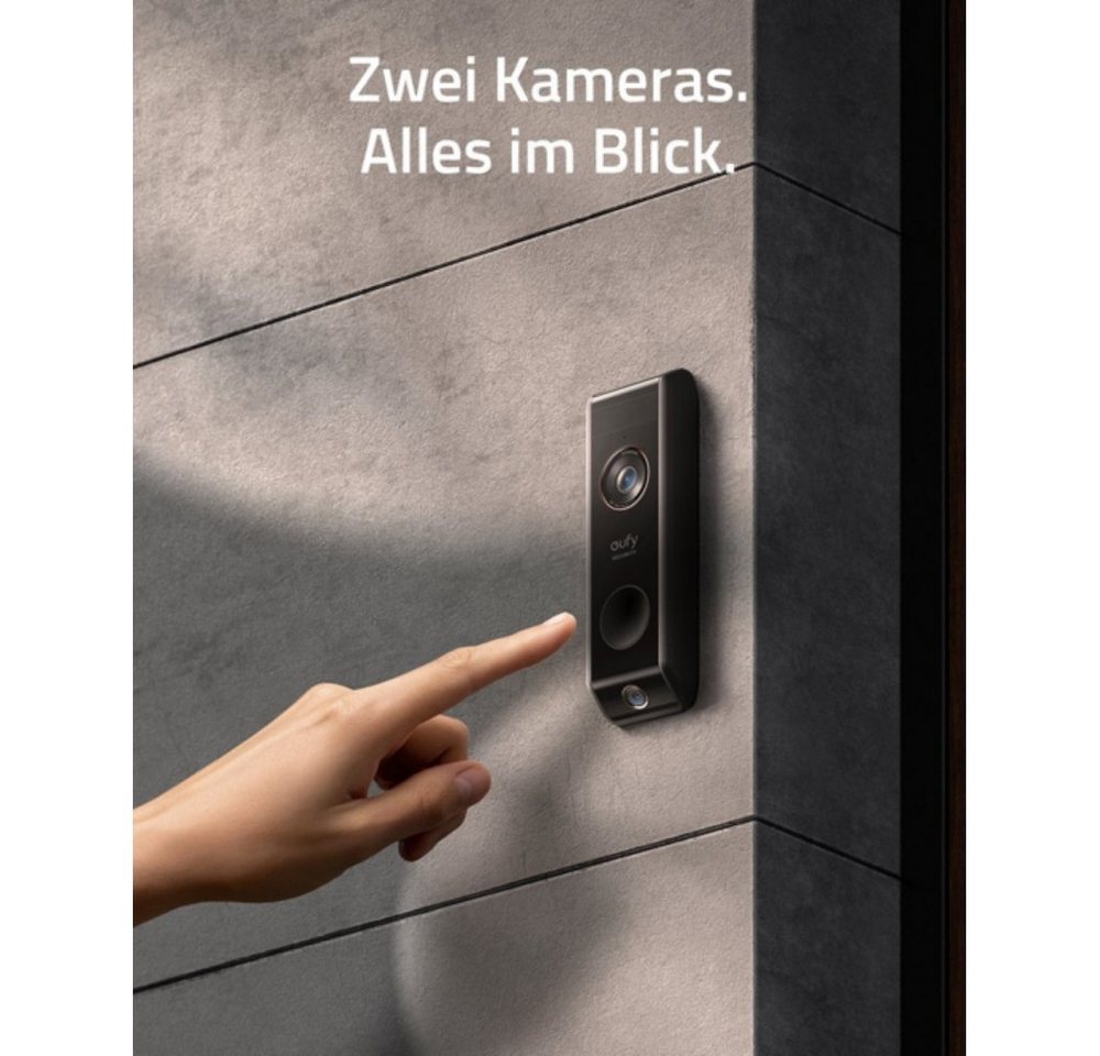 Thumbnail - eufy Security Türklingel-Set Doorbell Dual Cam 2K Pro inkl. Homebase 2 - Smart Home Türklingel