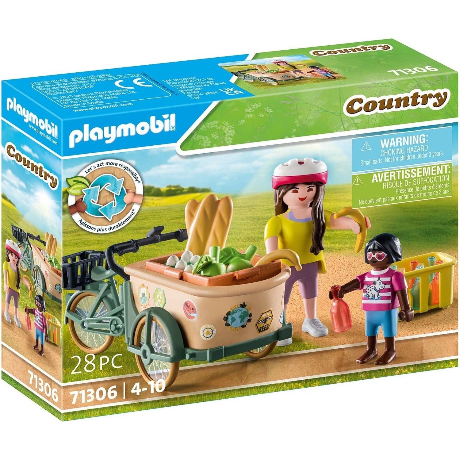 Playmobil® 71306 Lastenfahrrad Konstruktions-Spielset günstig online kaufen