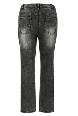 MIAMODA Regular-fit-Jeans Jeans Slim Fit Saumprint 5-Pocket