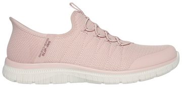 Skechers VIRTUE-GLOW Slip-On Sneaker Schlupfschuh, Slipper, Freizeitschuh mit praktischen Gummizügen