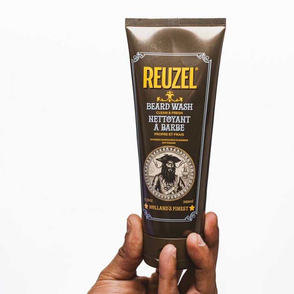 Reuzel Haarshampoo Clean and Fresh Beard Wash, Gently Removes Residue, 200ml