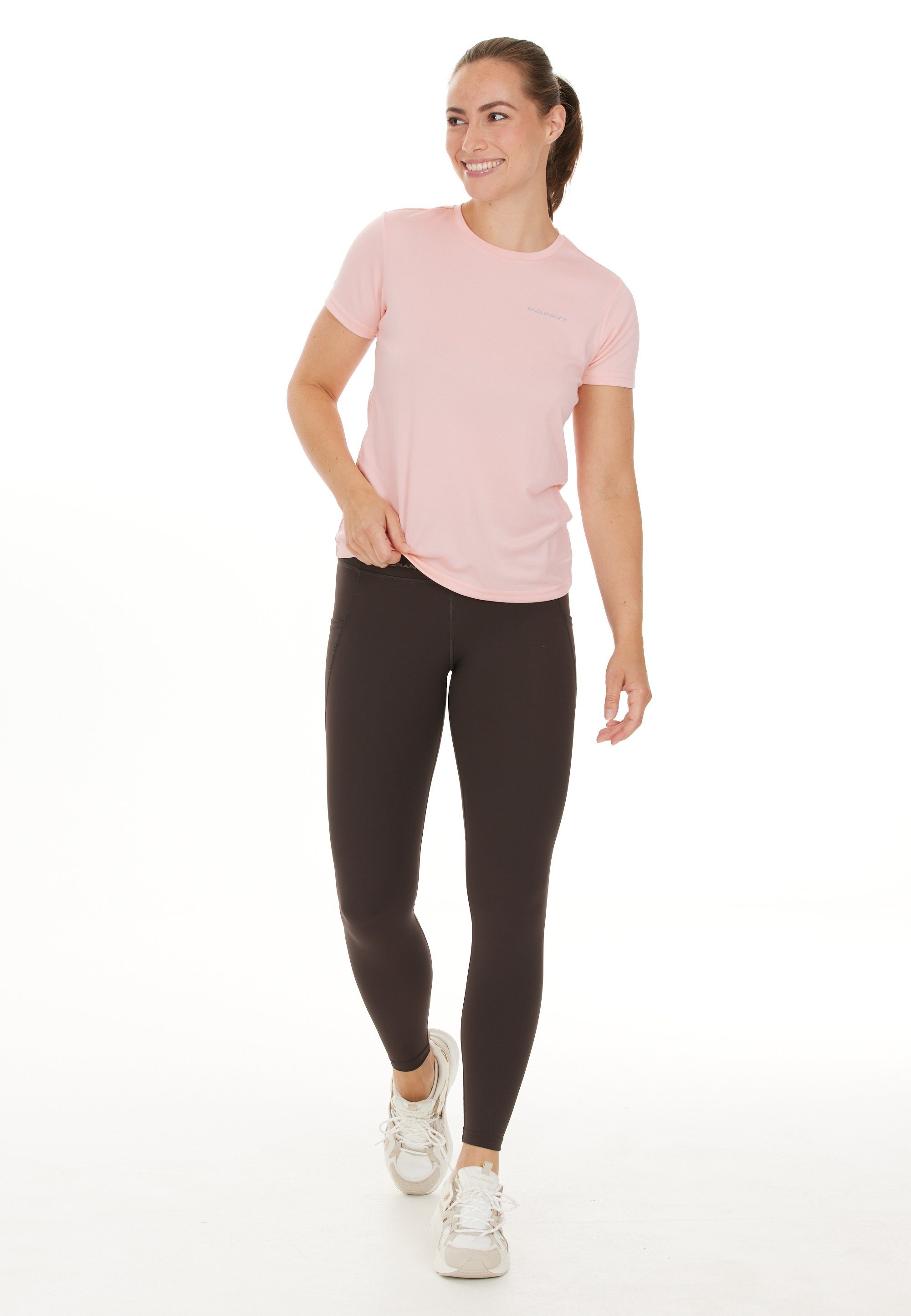 Vista Funktionsshirt ENDURANCE mit reflektierenden Details (1-tlg) pink-rosa