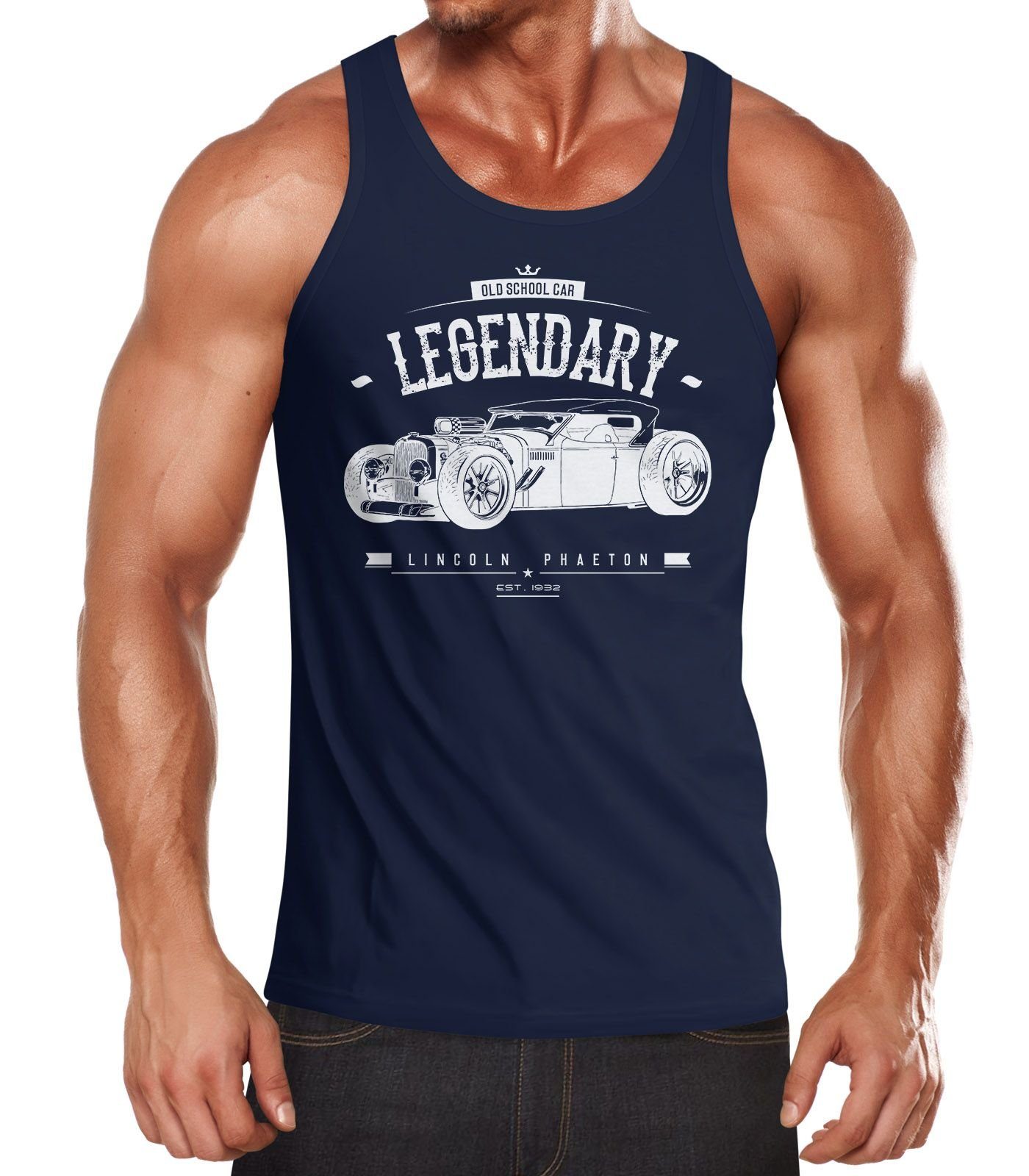 MoonWorks Tanktop Herren Tanktop Hot Rod günstig online kaufen
