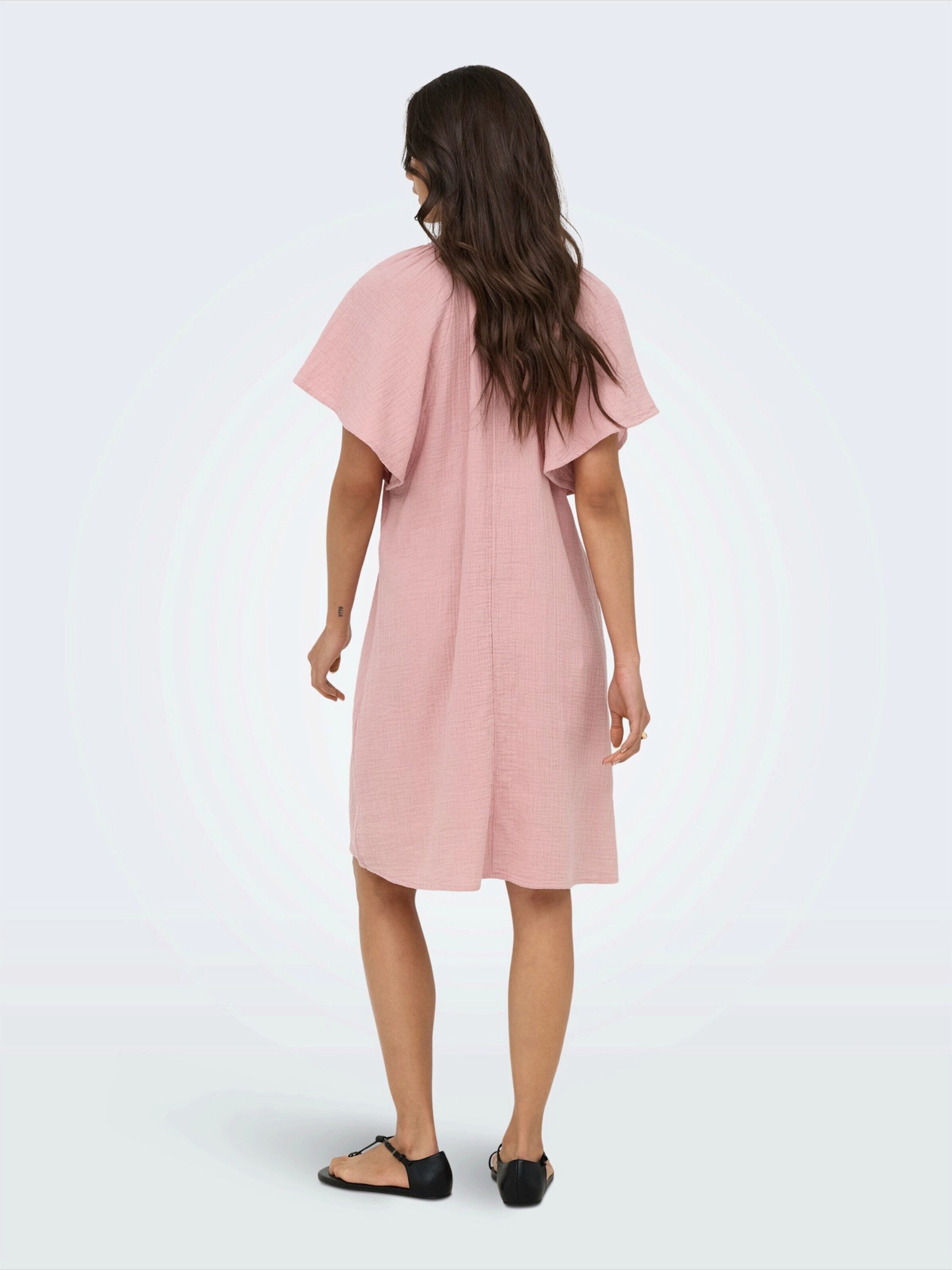 ONLY Midikleid ONLTHYRA (1-tlg) Rüschen