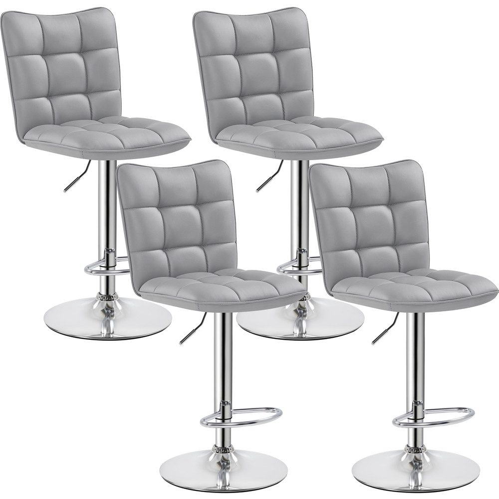 Yaheetech Barhocker Drehhocker mit Fußstütze (4 St), Barstühle 360°Drehbar günstig online kaufen