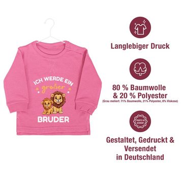 Shirtracer Sweatshirt Ich werde großer Bruder Geschenk Löwen Großer Bruder