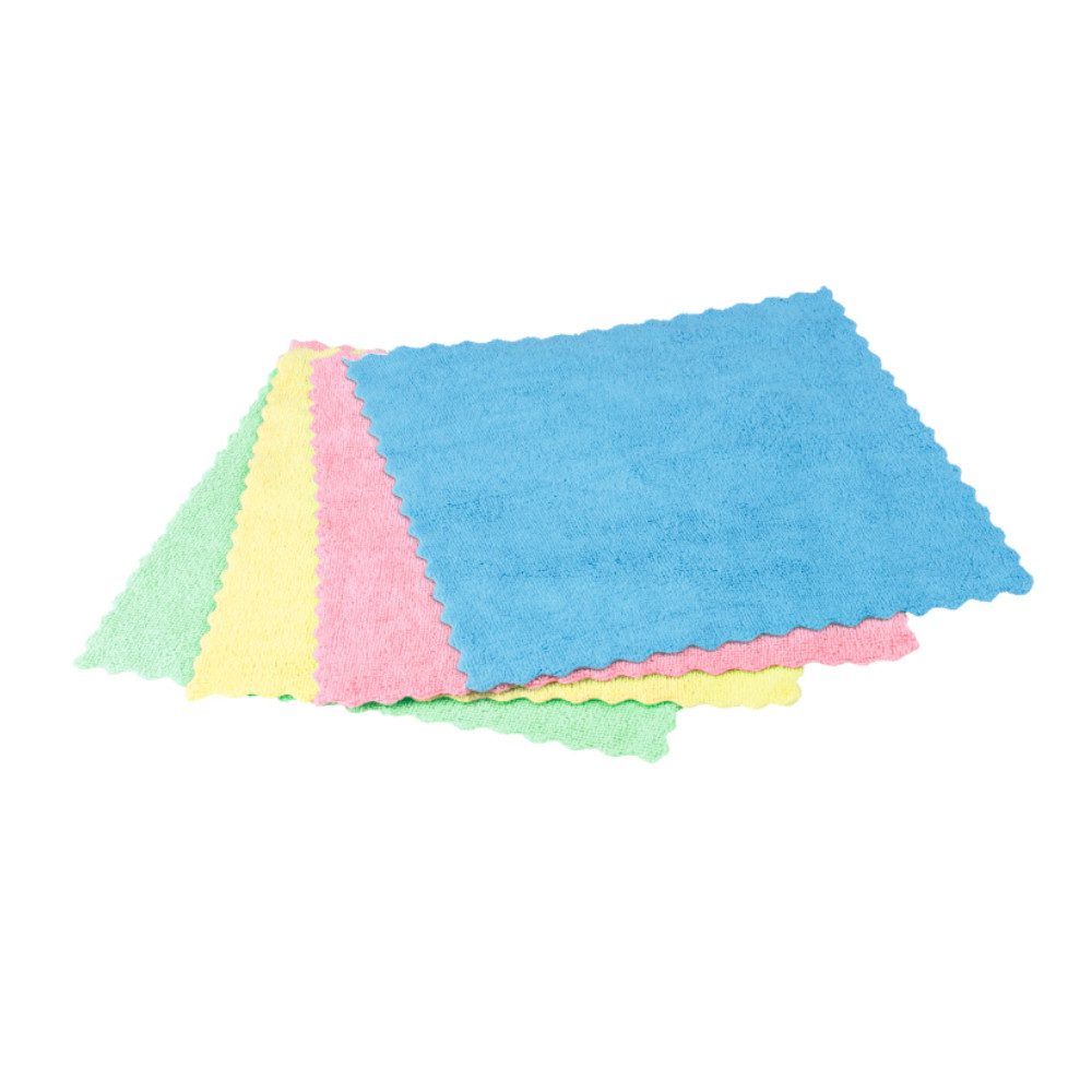 4x Vileda Professional Micro Tuff Easy, blau, Packung Reinigungstuch