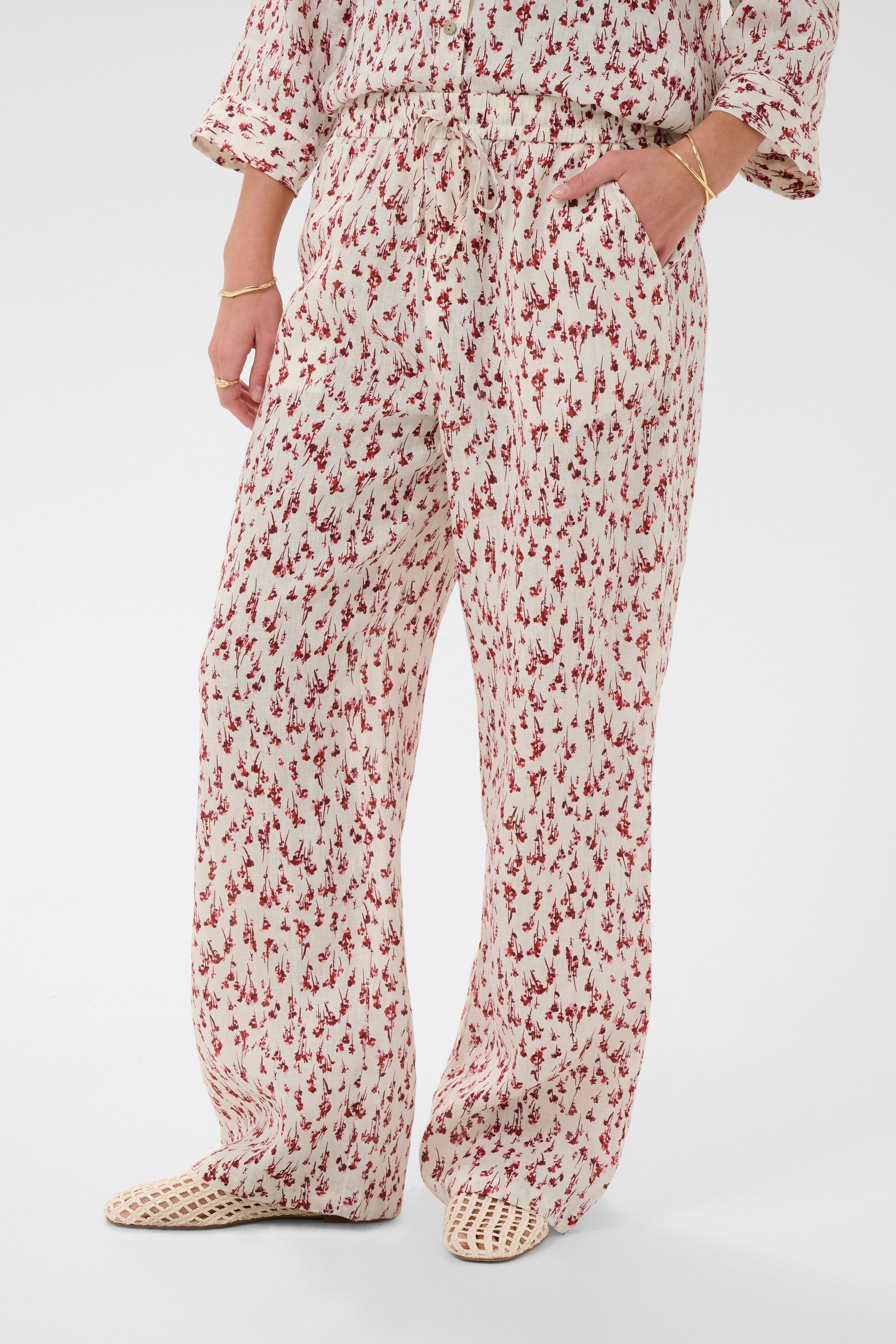 Cream Stoffhose Casual Hose CRBellis