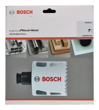 BOSCH Lochsäge, Ø 210 mm, Progressor for Wood and Metal