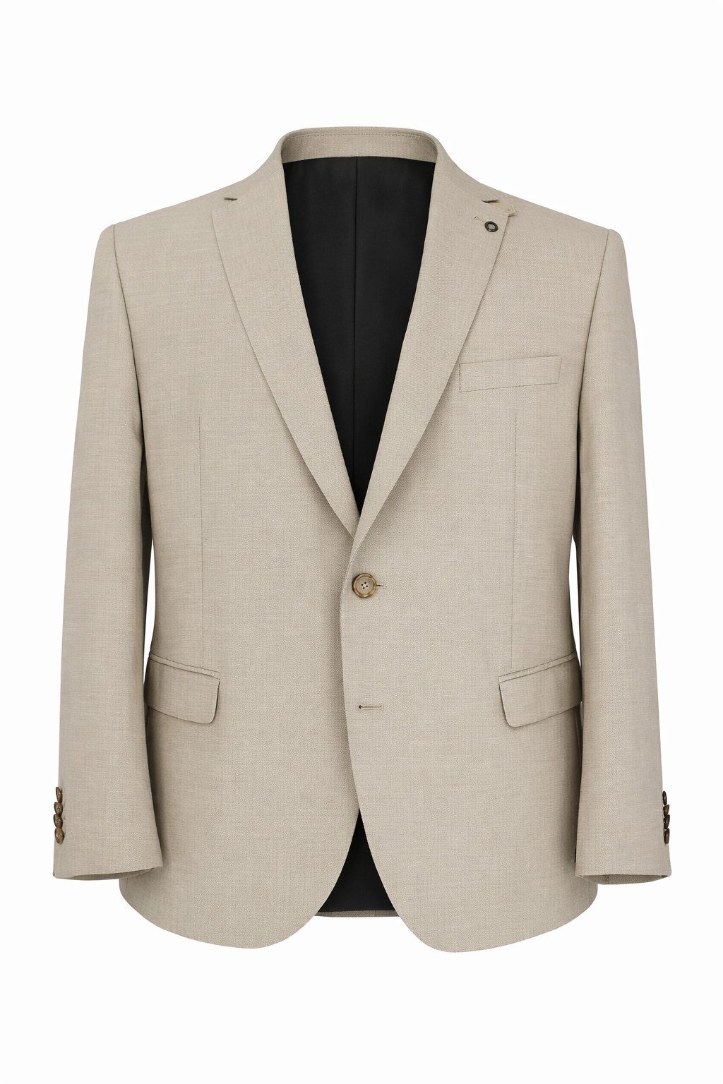Sakko Herren Sakko in Großen Größen ? Eleganz trifft Komfort Beige Ezzo-G 74