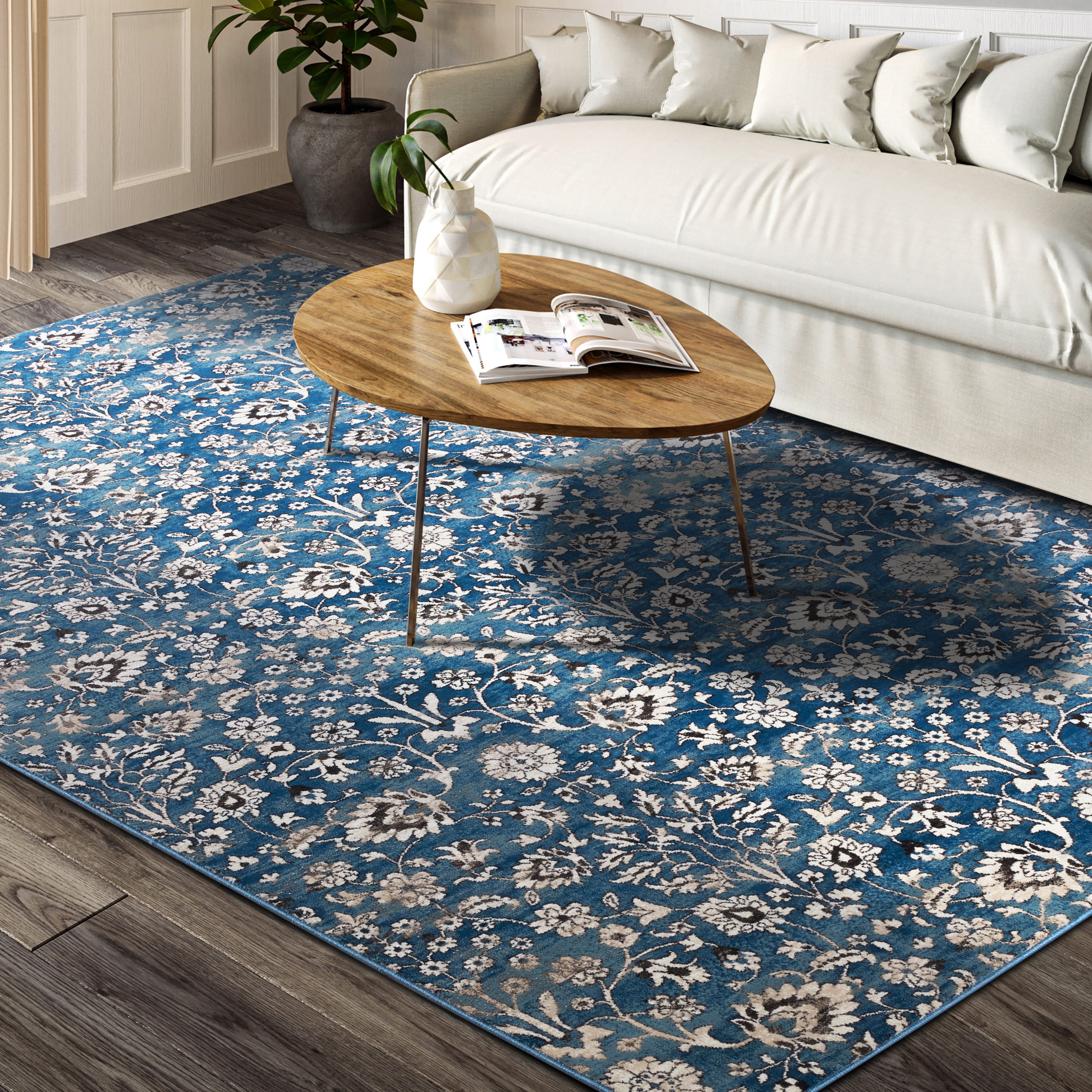 Villeroy & Boch Teppich Ernest, rechteckig, Höhe: 11 mm, Läufer, Orientalisch in einem Vintage-Look, Wohnzimmer, Kurzflor