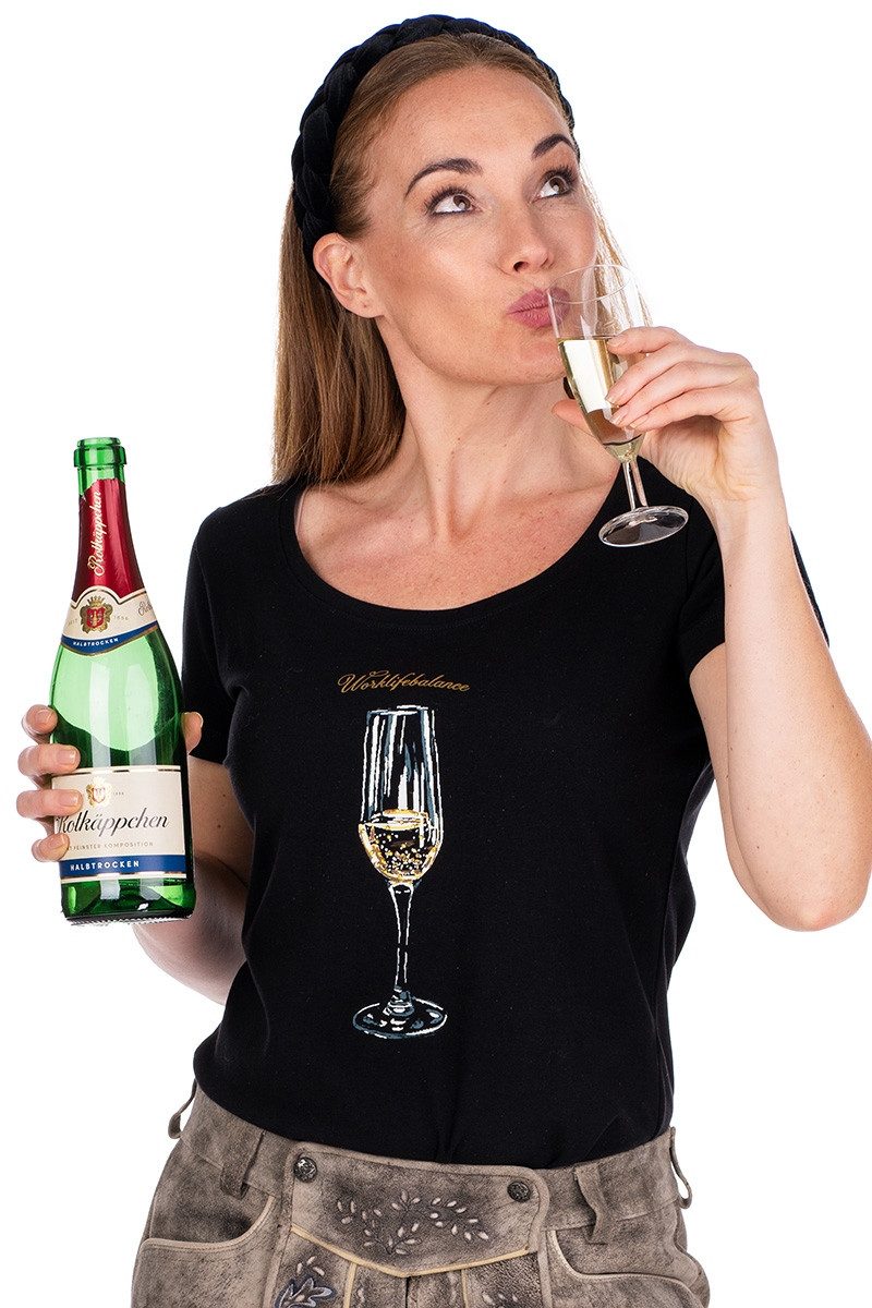 Hangowear Trachtenshirt Trachtenshirt Damen - WORKLIFEBALANCE günstig online kaufen