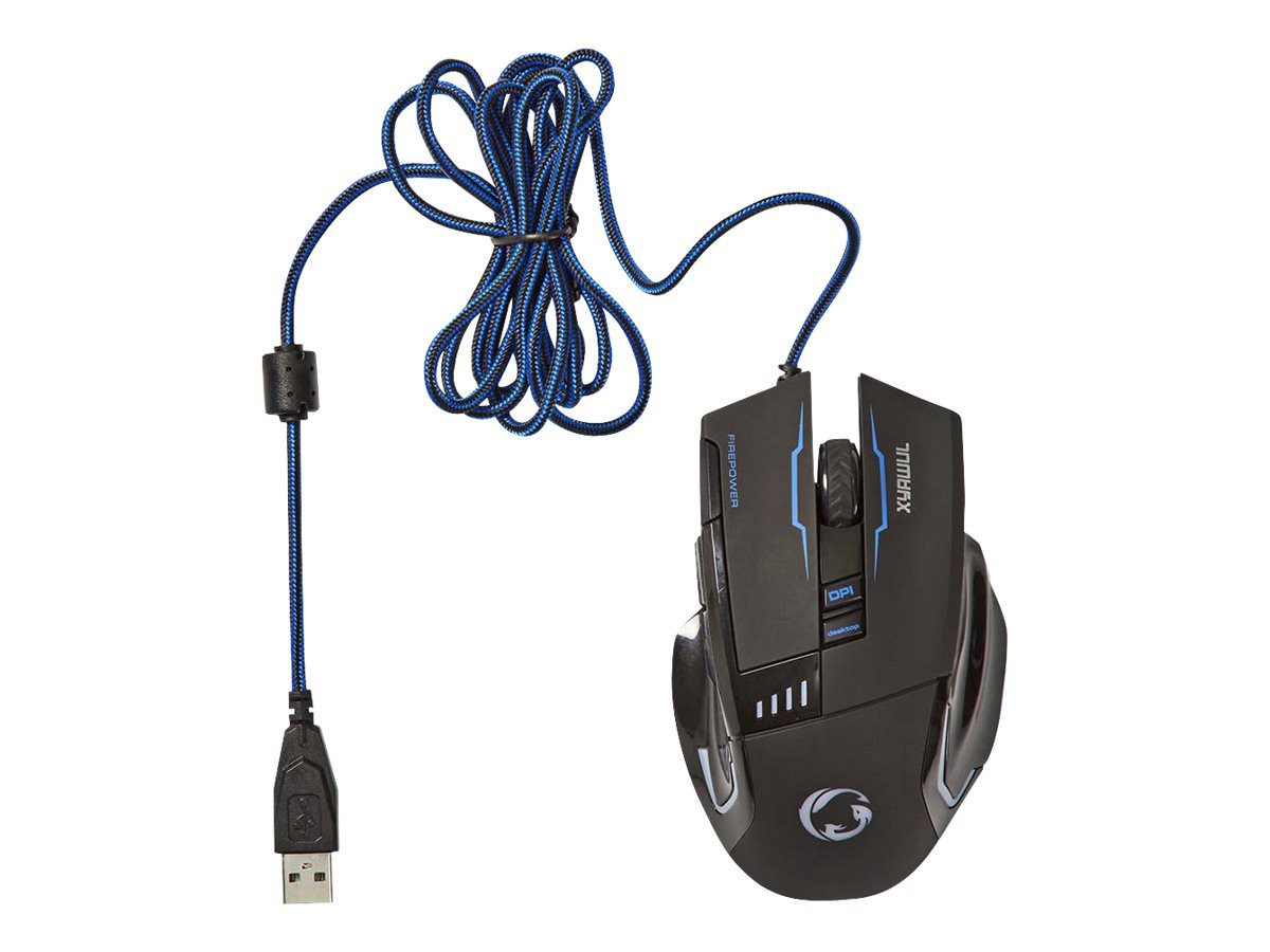 Nedis NEDIS N GMWD300BK - Maus Mouse Kabel Gaming 8 Tasten beleuchtet (GM... Maus