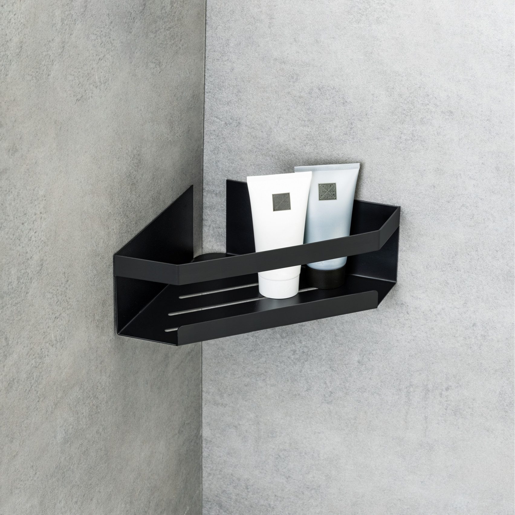 SCHÖNER WOHNEN-Kollektion Eckregal »Meleto«, Eckablage aus Edelstahl fürs B günstig online kaufen