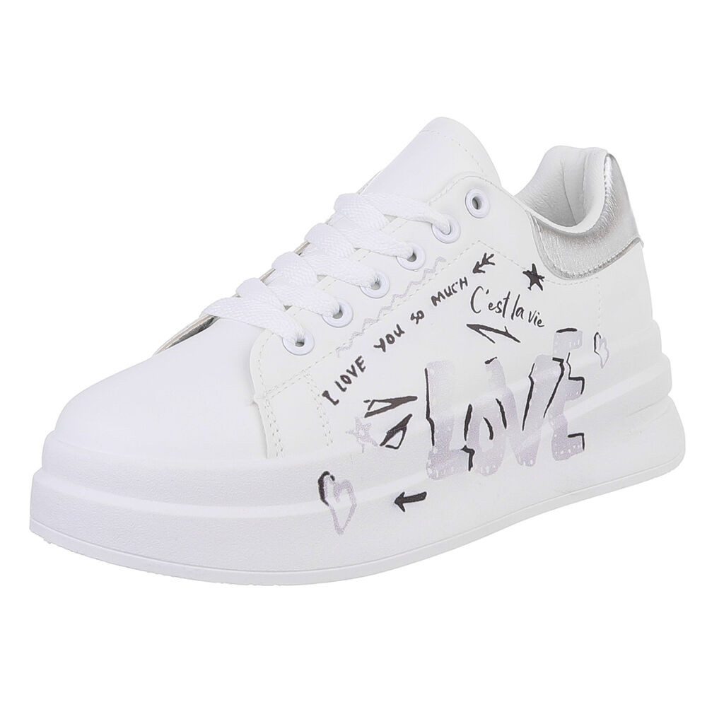 Ital-Design Damen Low-Top Freizeit Sneaker (88519153) Flach Sneakers Low in günstig online kaufen