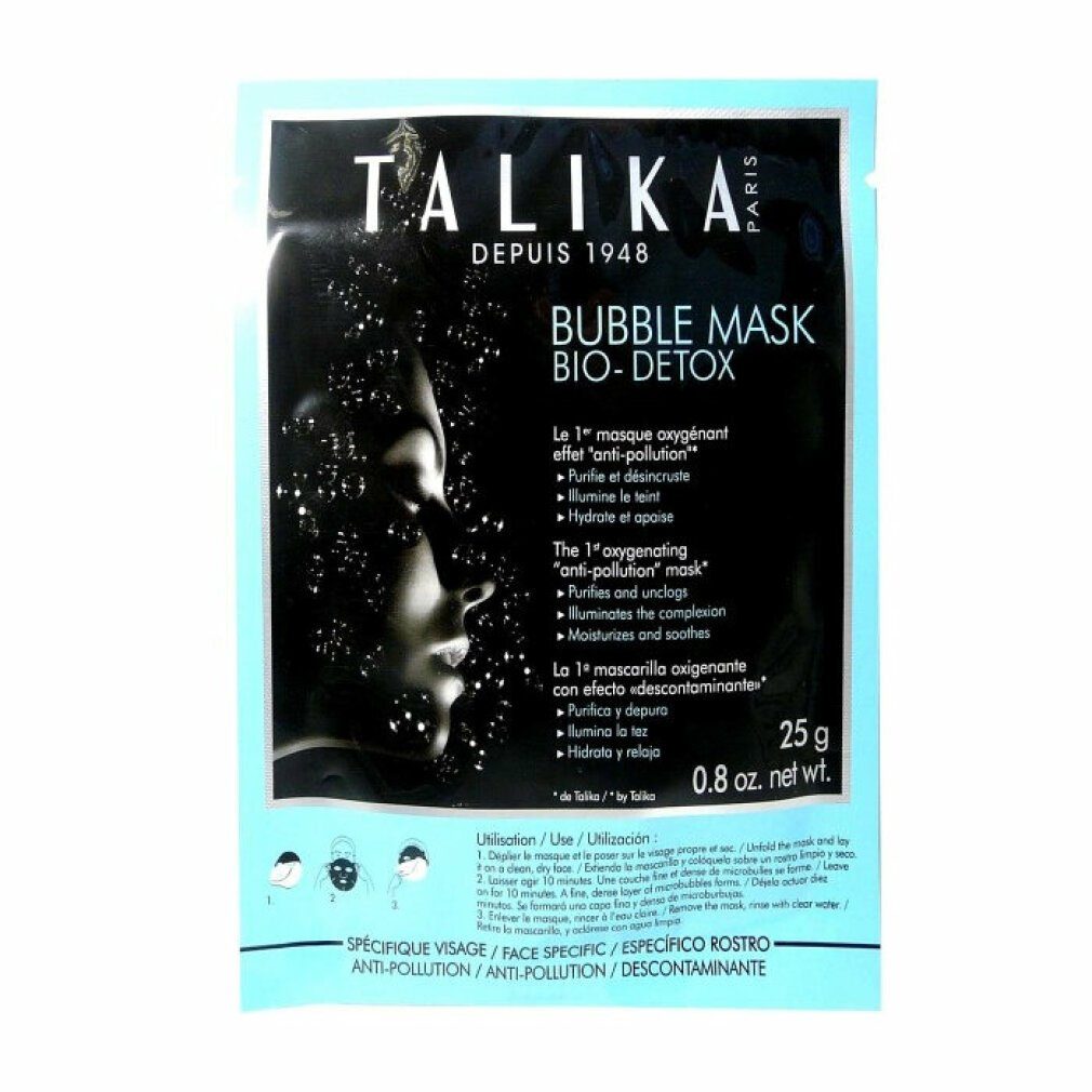 Talika Gesichtsmaske Bubble Mask Bio Detox Sheet Mask 25g
