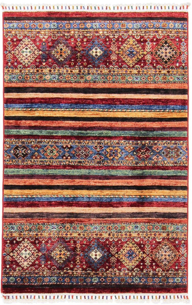 Orientteppich Arijana Shaal 97x151 Handgeknüpfter Orientteppich, Nain Trading, rechteckig, Höhe: 5 mm