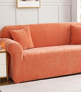 Sofahusse Überwürfe Sofabezug mit einem Chenille-Stoff, Mrichbez, für 1/2/3/4 Sitzer (L-förmiges Ecksofa erfordert Zwei)