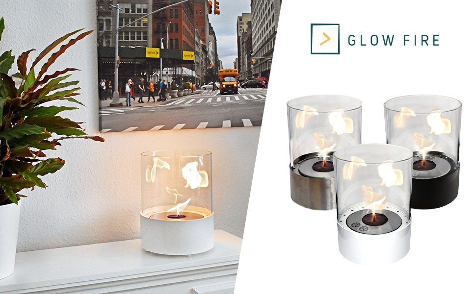 GLOW FIRE Echtfeuer-Dekokamin Ethanolkamin Glow Fire günstig online kaufen