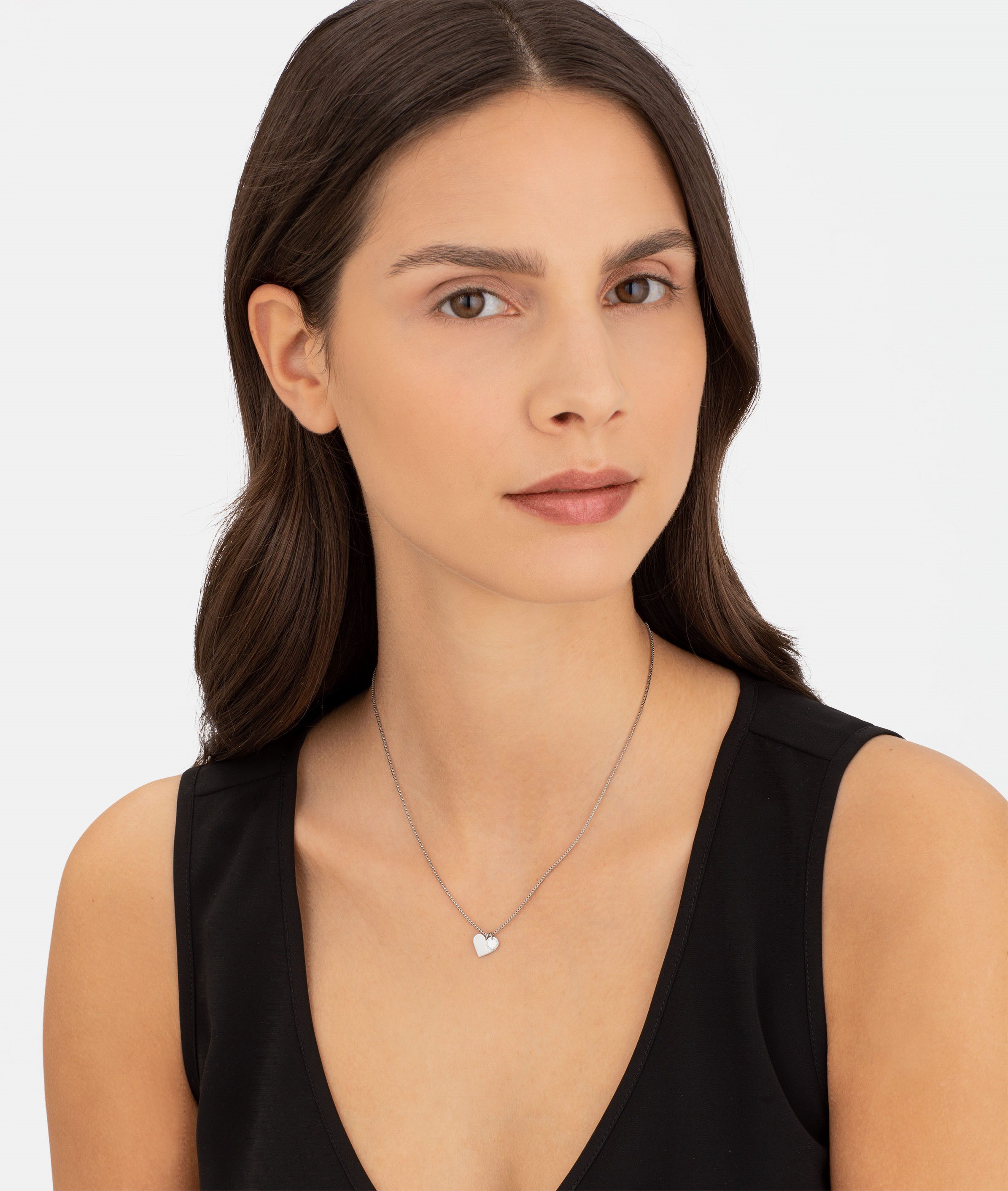 Liebeskind Berlin Kette mit Anhänger Schmuck Geschenk Edelstahl Halskette Herz