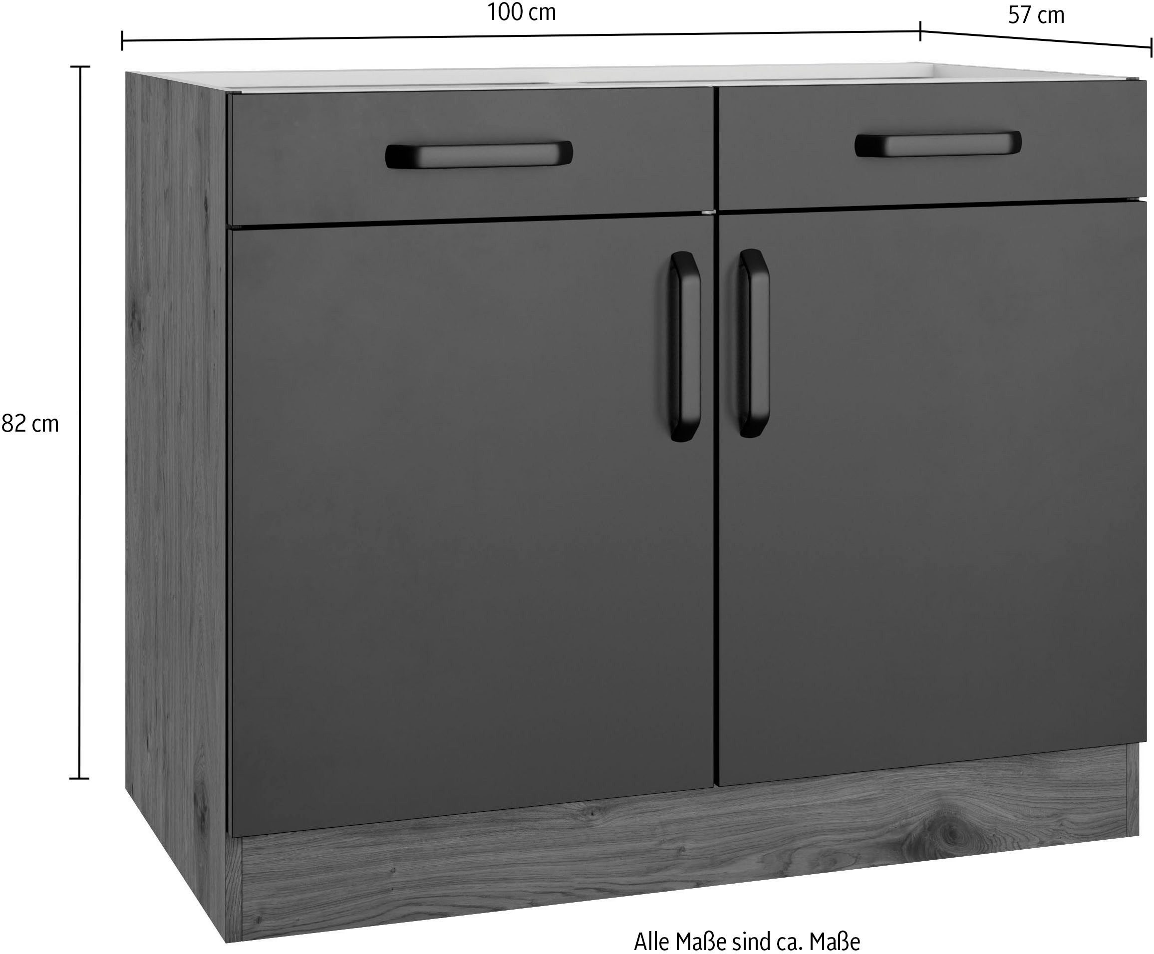 wiho Küchen Unterschrank Elba Breite 100 cm – Bild 4 von 4