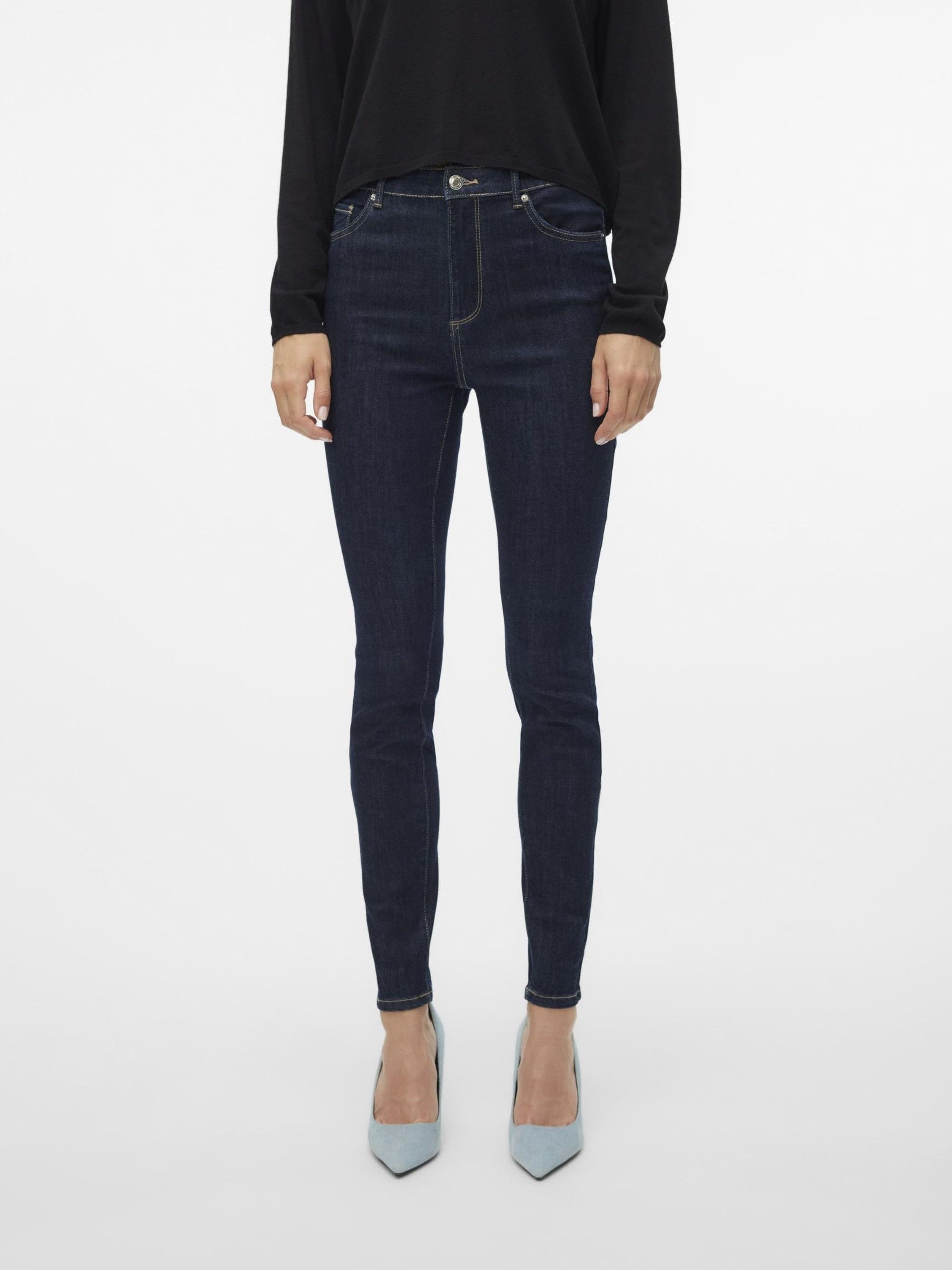 High-waist-Jeans VMSophia